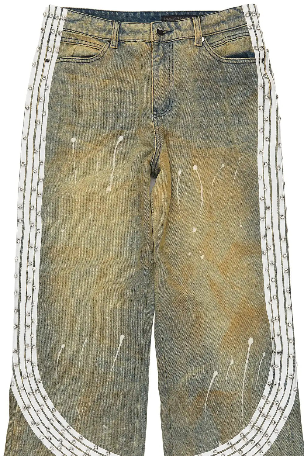 Zayven Tint Blue Baggy Fit Jean