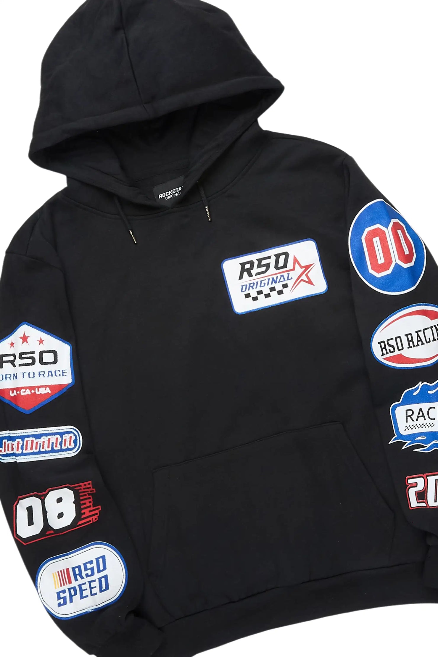 Komanda Black/Multi Hoodie/Stacked Flare Track Set