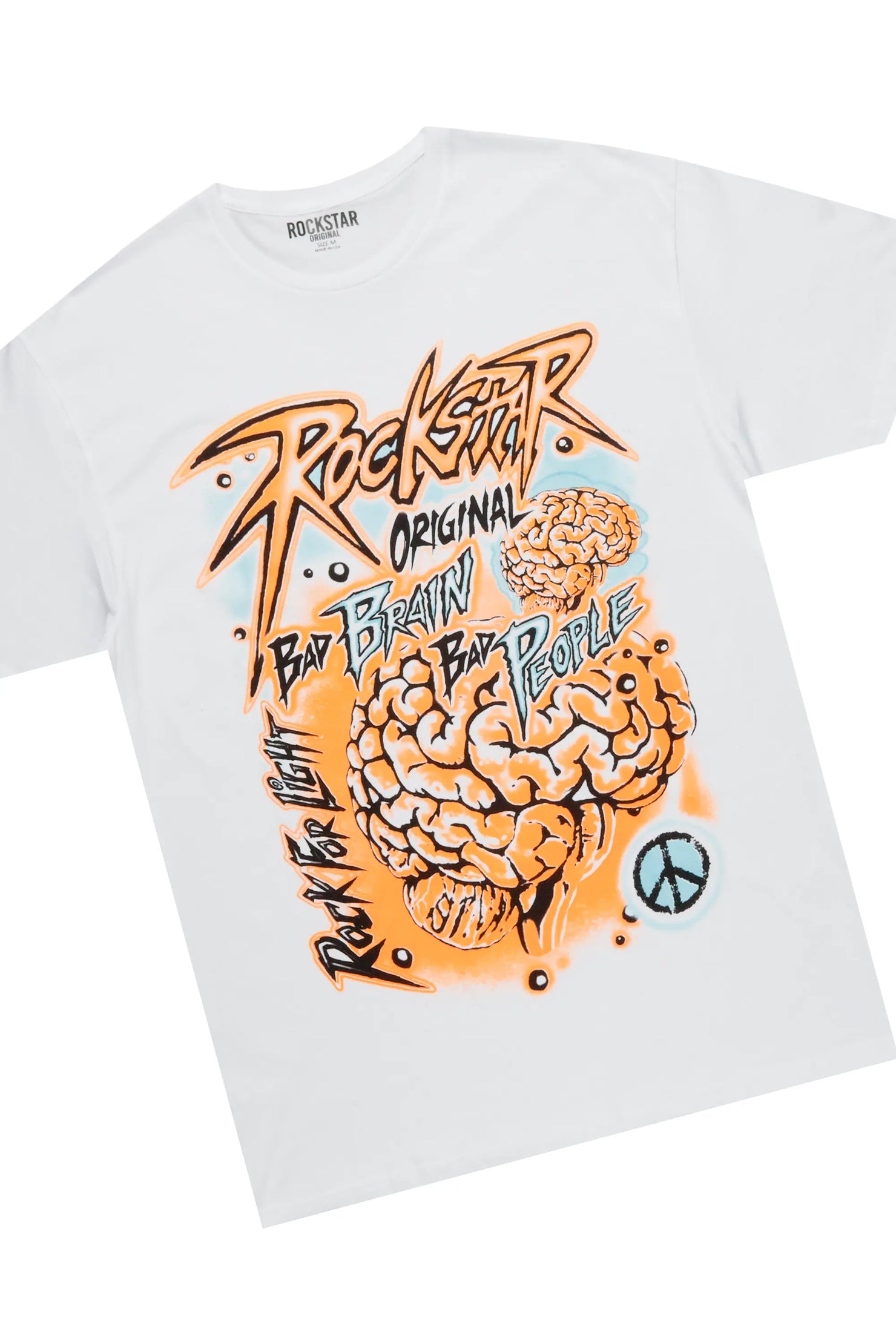 Braindead White/Orange T-Shirt/Super Stacked Track Set