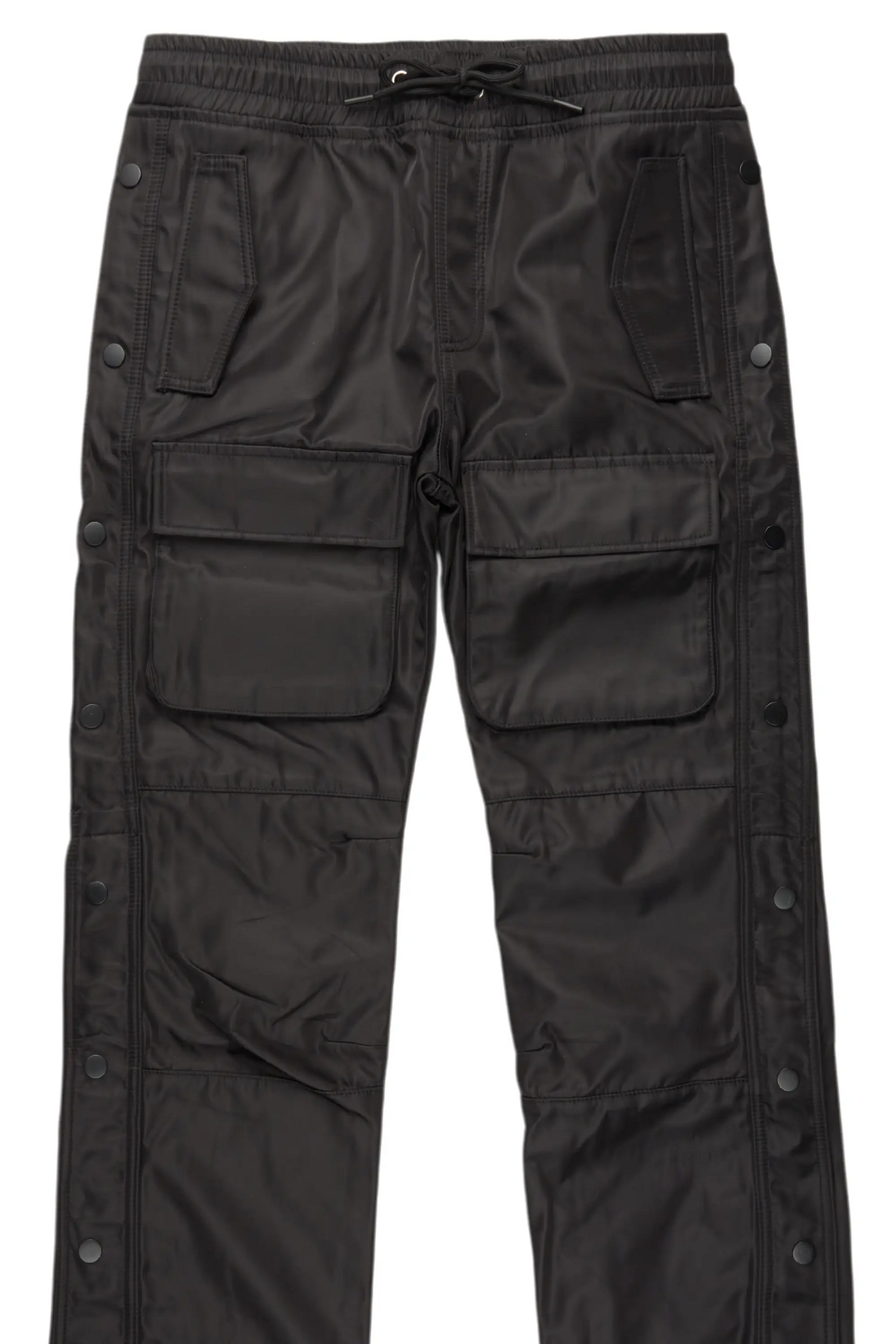 Yuri Black Nylon Pants