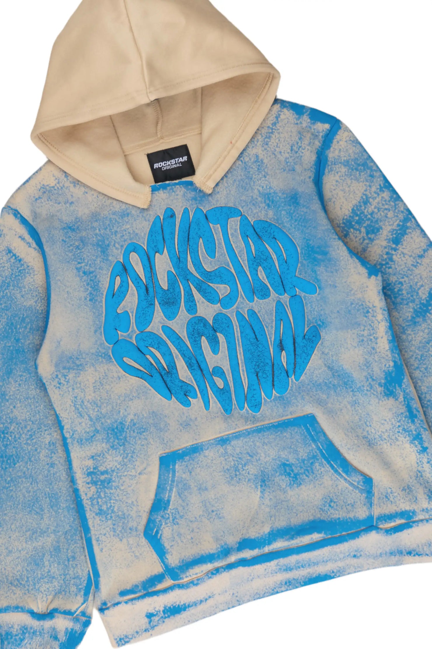 Boys Thier Tan/Blue Stacked Track Set