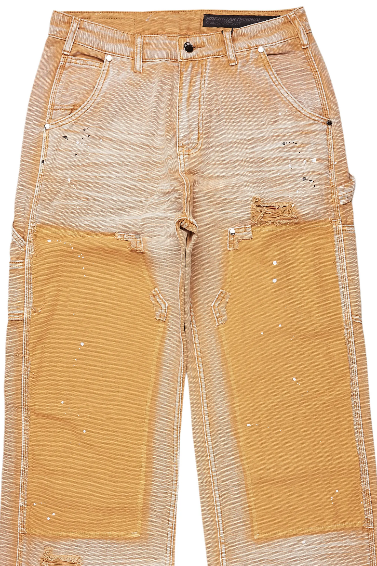 Naveen Beige Baggy Fit Jean