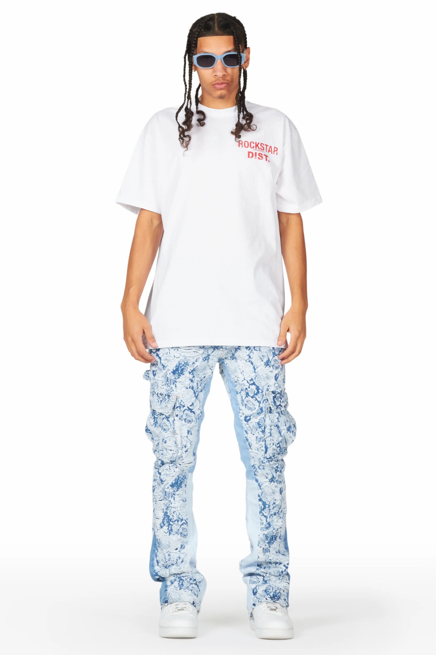 Micah Blue Stacked Jean