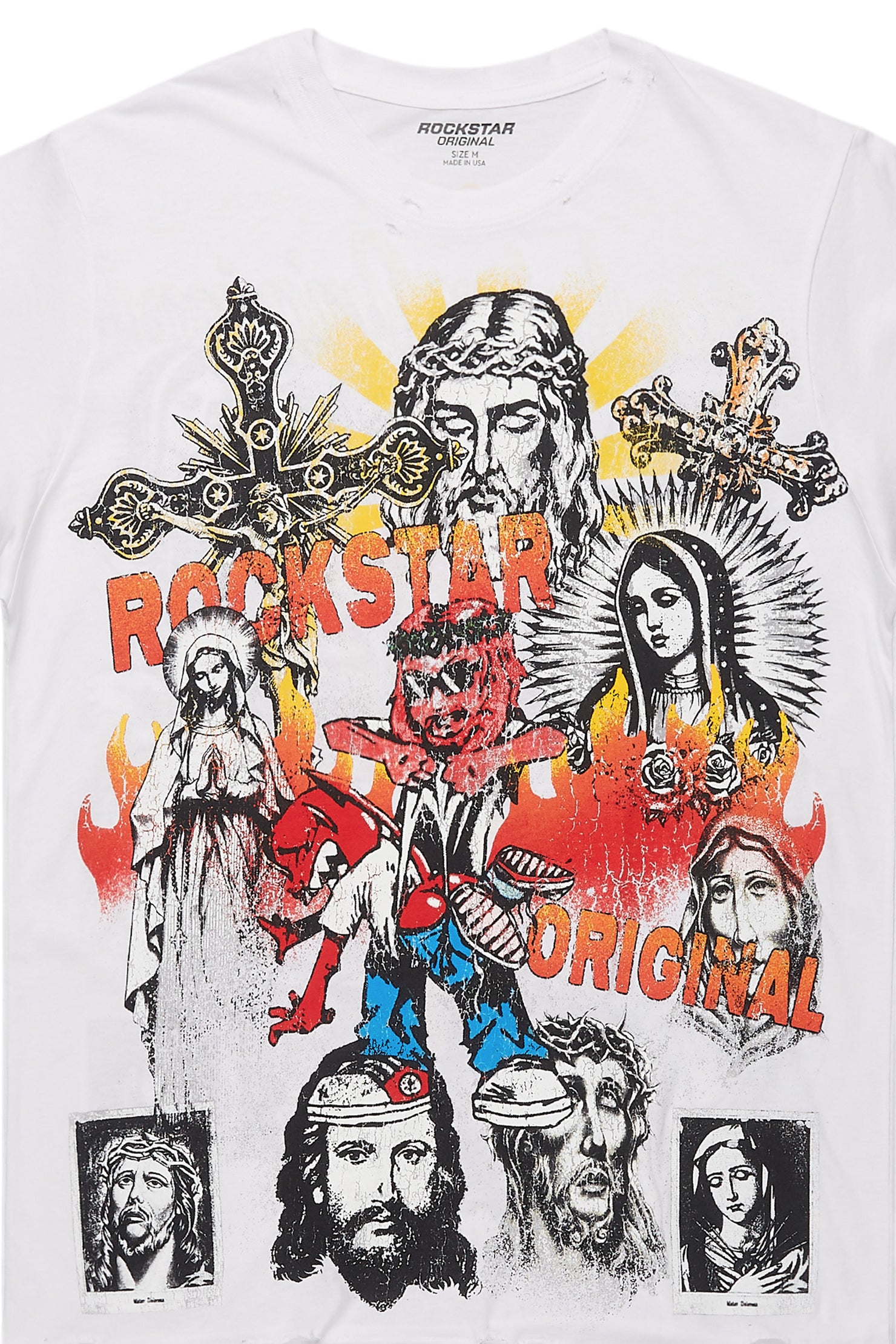 Axion White Graphic T-Shirt