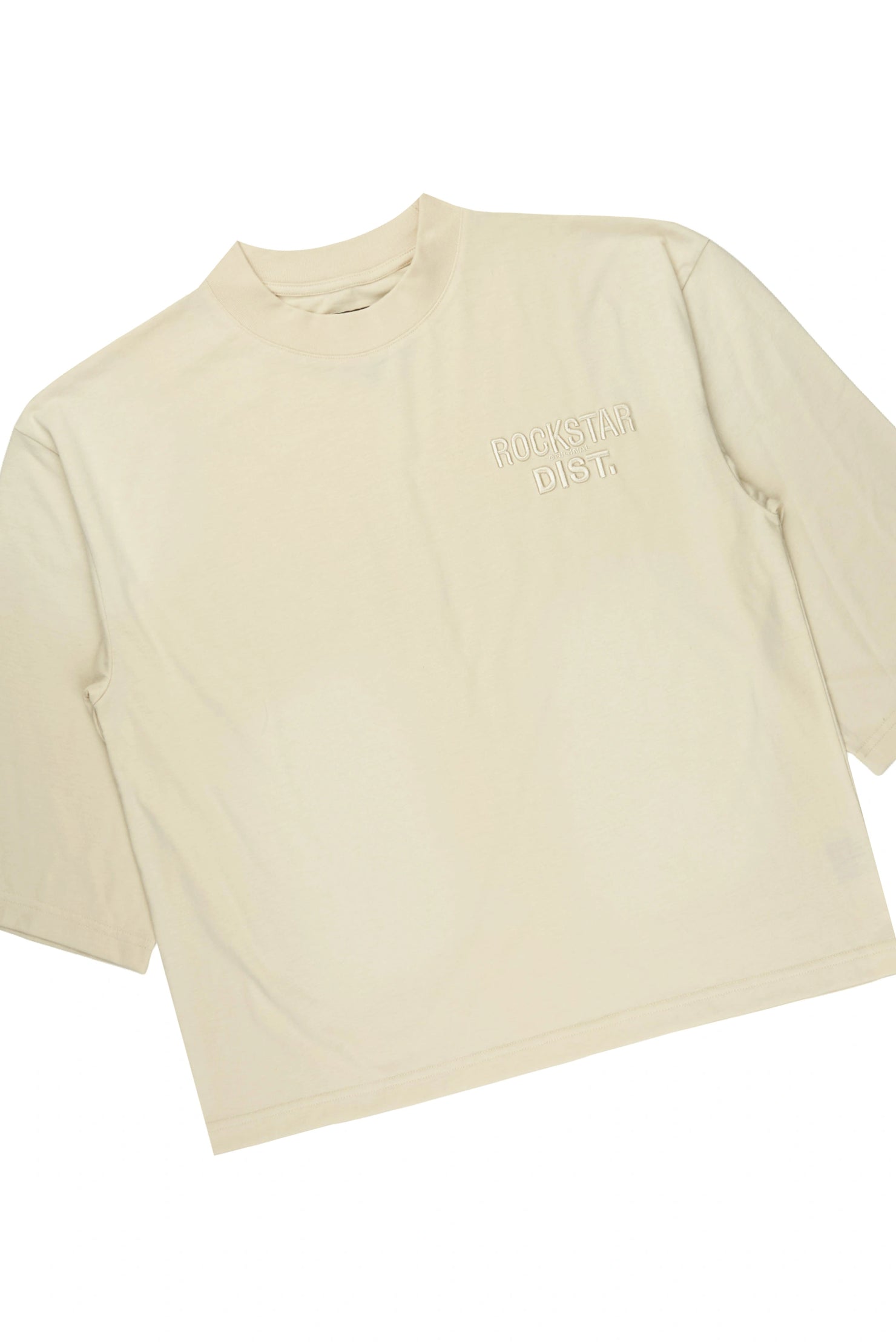 Jolan Beige T-Shirt/Jort Set