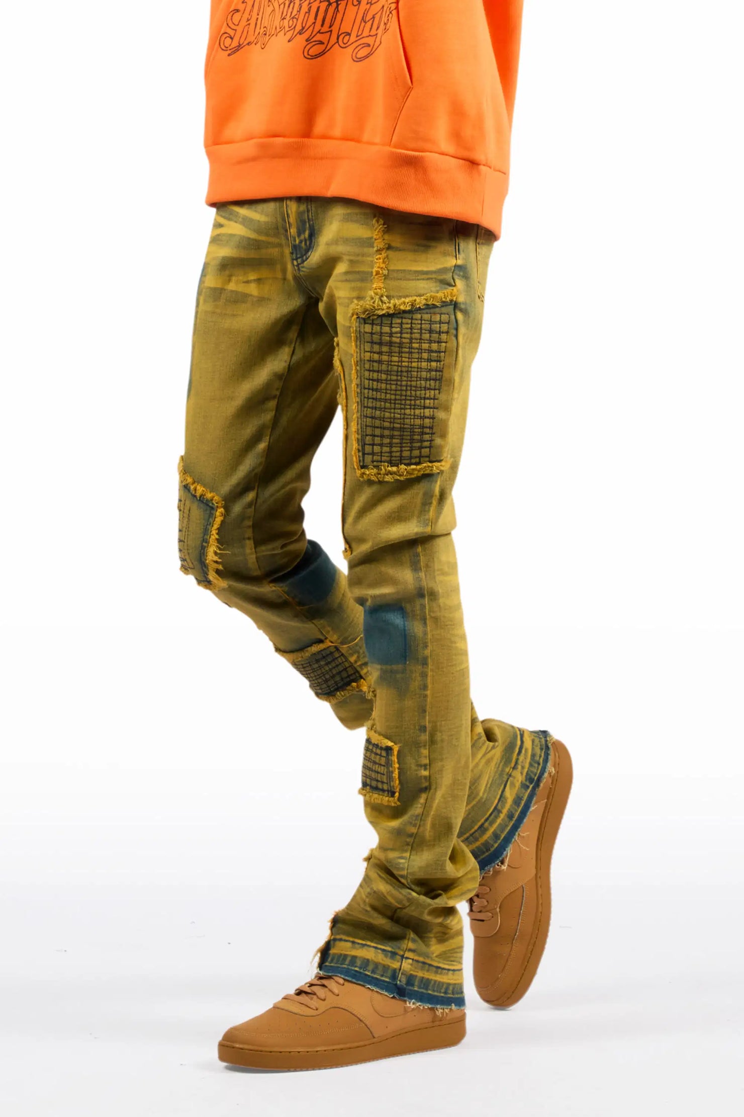 Raglord Tint Blue Stacked Flare Jean