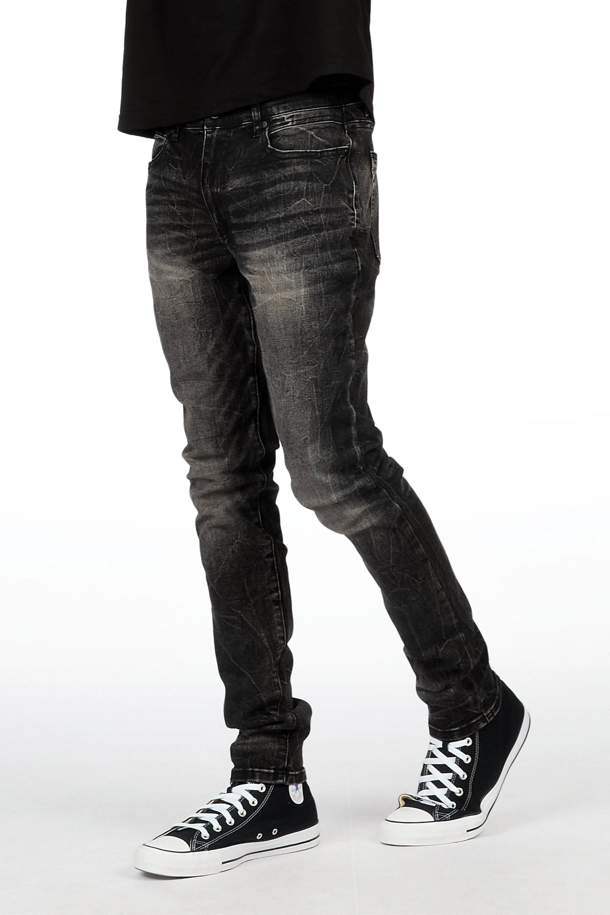 Clodd Dark Grey Skinny Fit Jean
