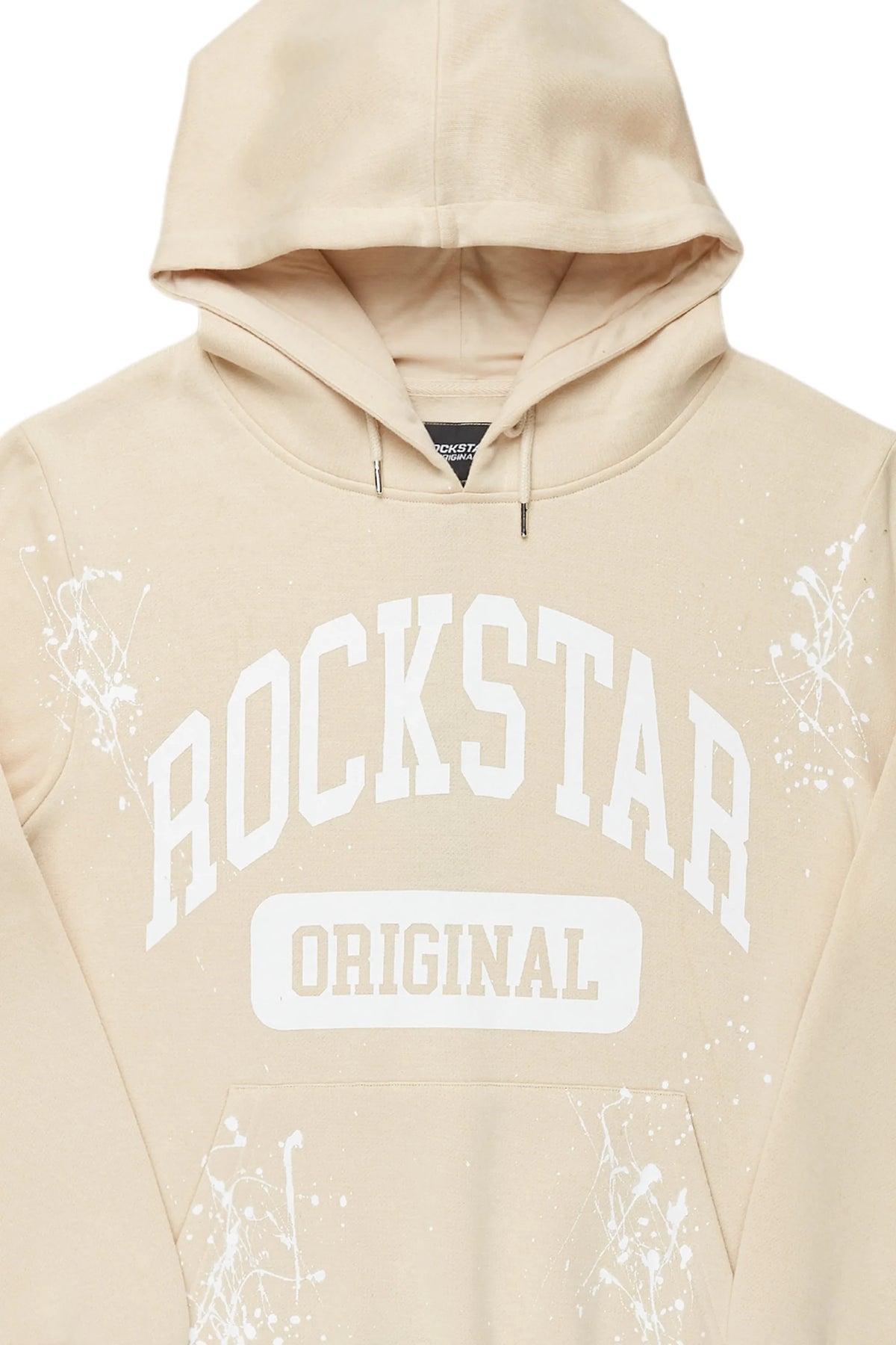 Rune Beige/White Graphic Hoodie