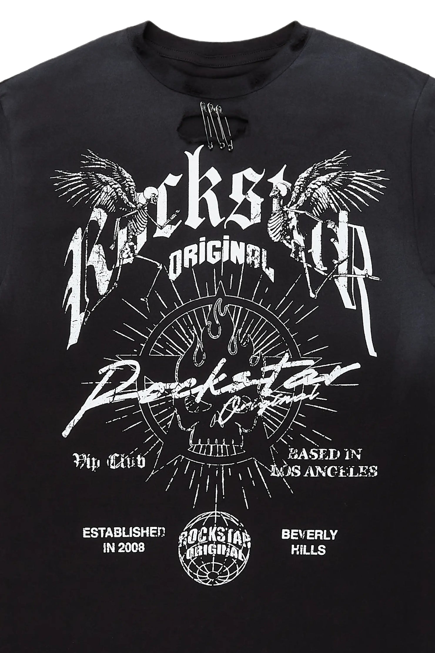 Tylla Black Graphic T-Shirt