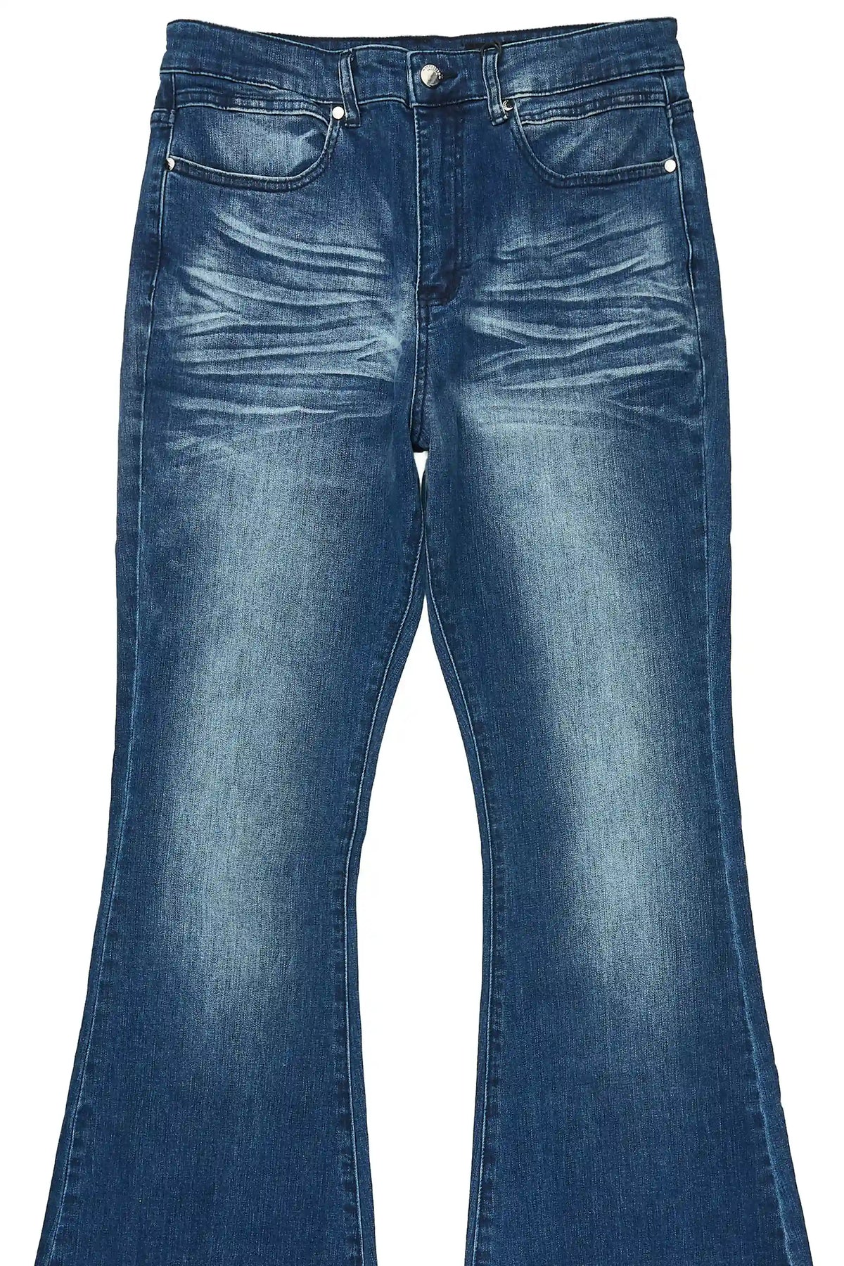 Lykes Dark Blue Super Flare Jeans