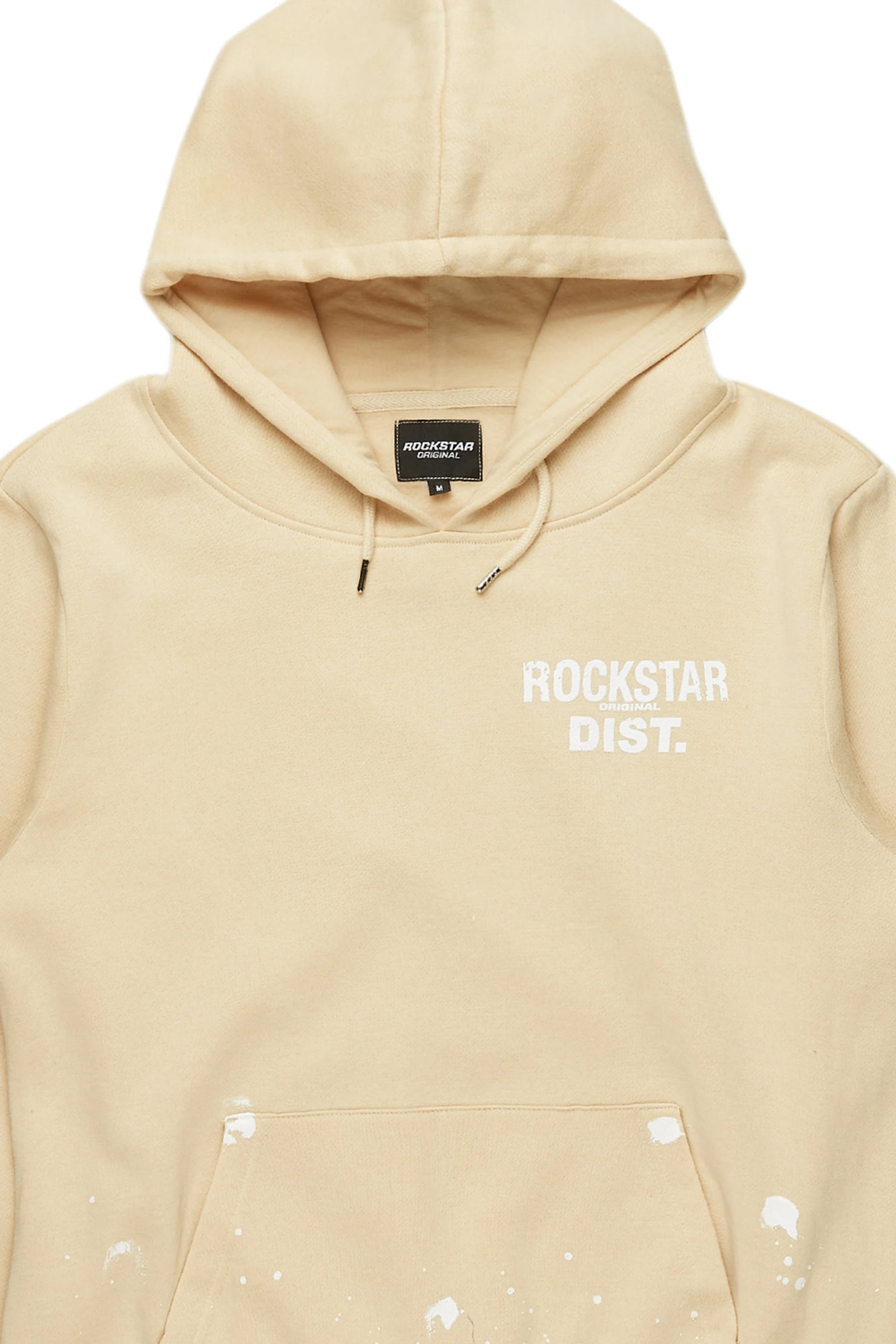Raffer Beige/White Graphic Hoodie