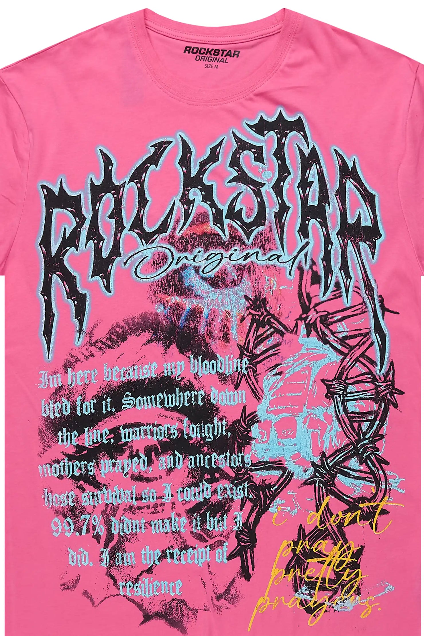 Terrina Pink Graphic Short Sleeve Tee
