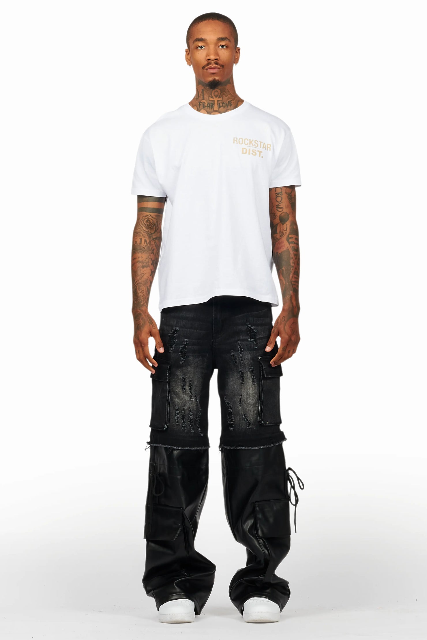 Baatar Black Baggy Fit Jean