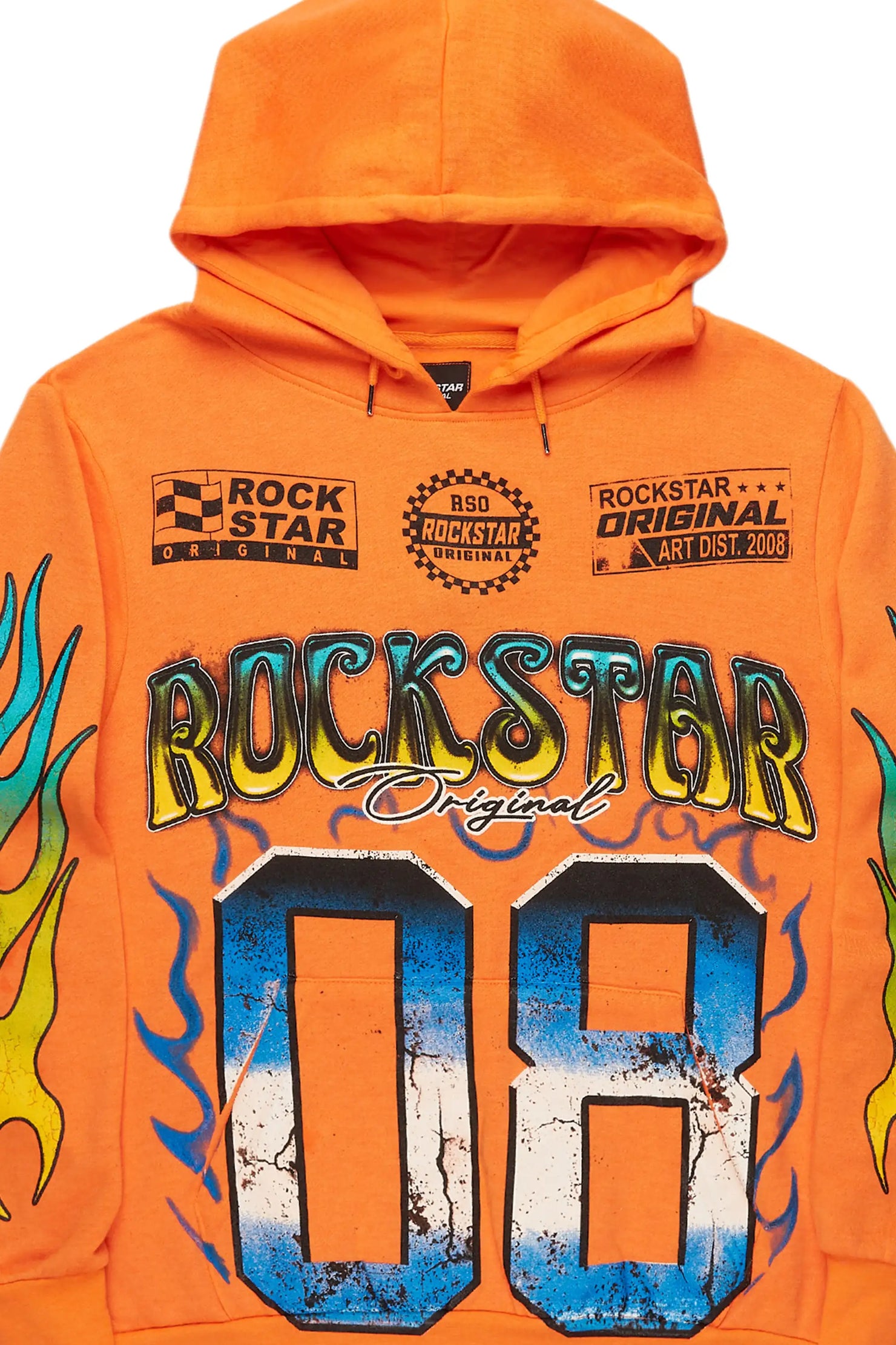 Quito Orange Graphic Hoodie