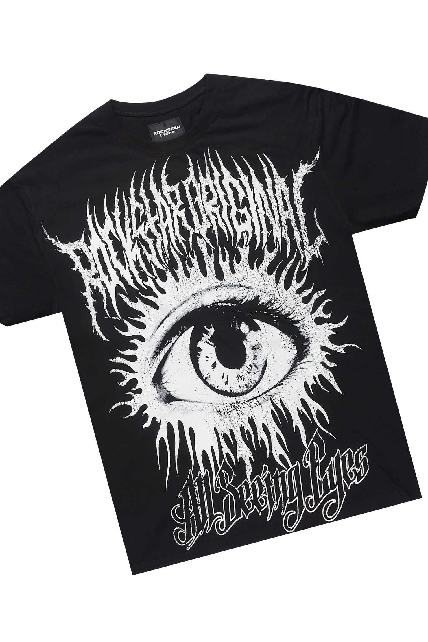 All Seeing Eyes Black/White T-Shirt Cargo Short Set