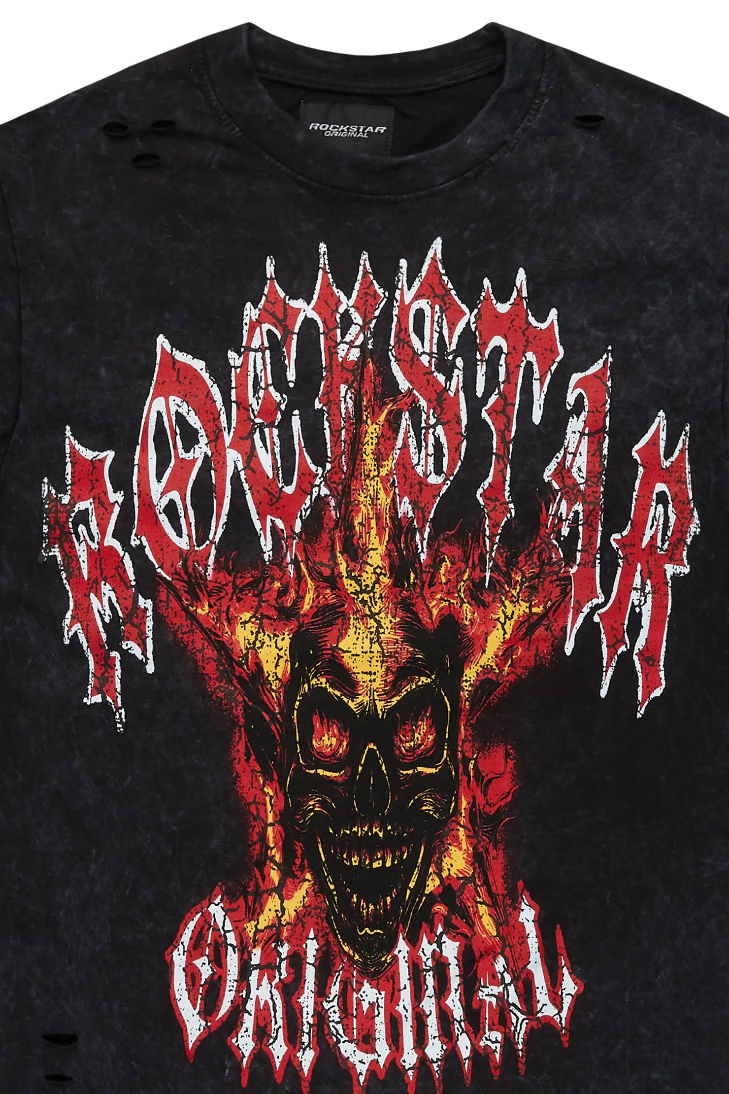 Kalvin Vintage Black Oversized Graphic T-Shirt