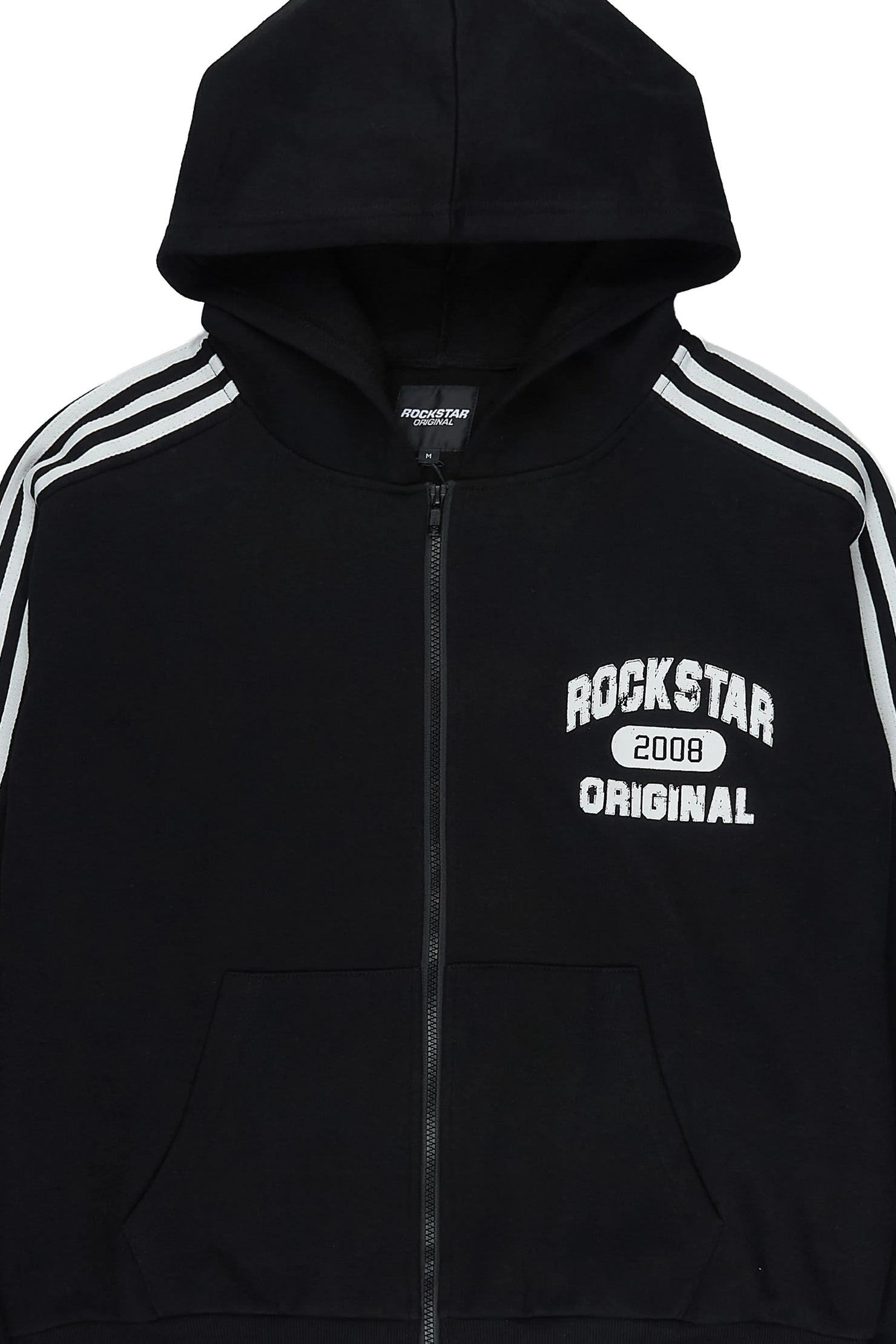 Tylla Black Zip Up Hoodie
