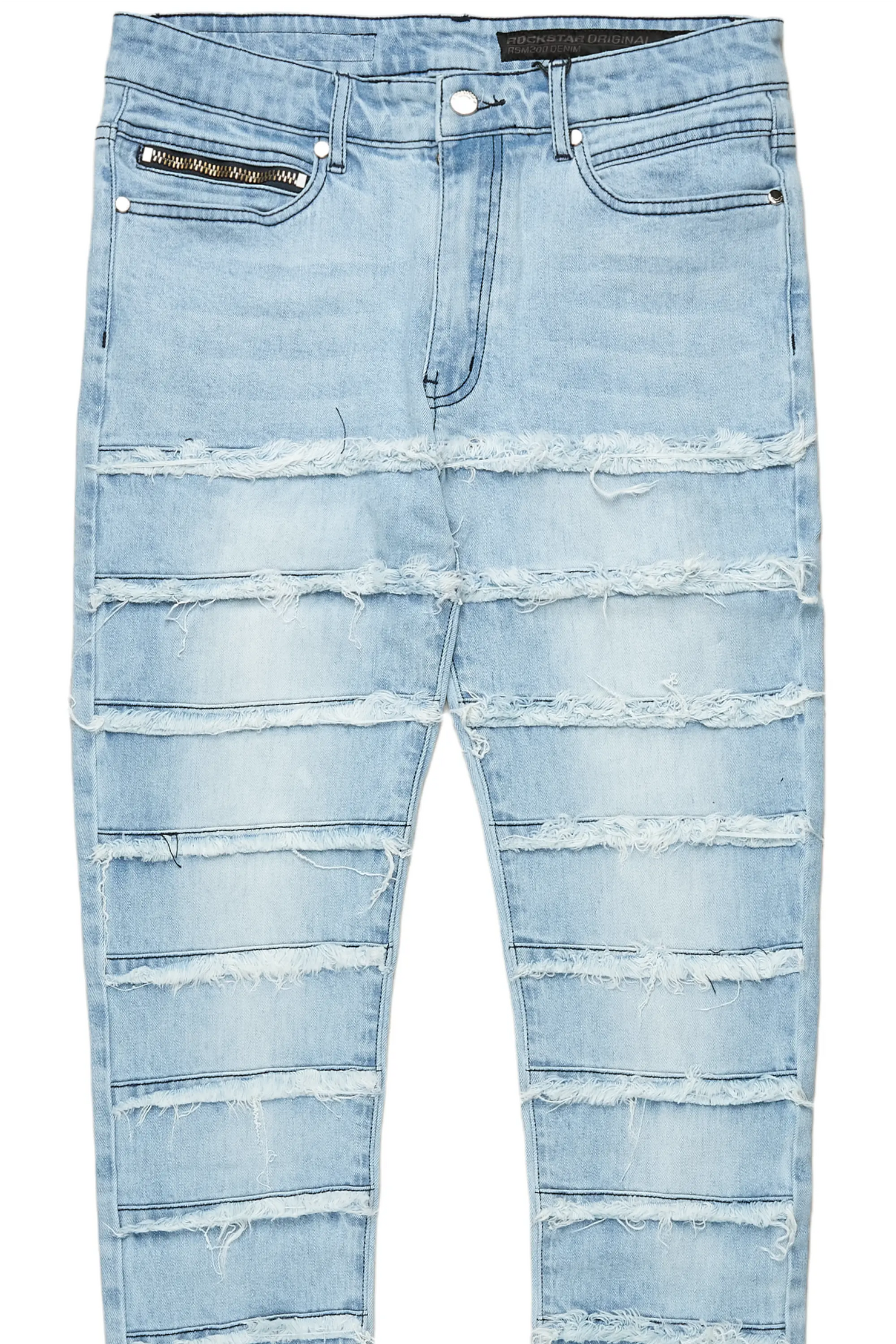 Waylon Blue Frayed Slim Fit Jean