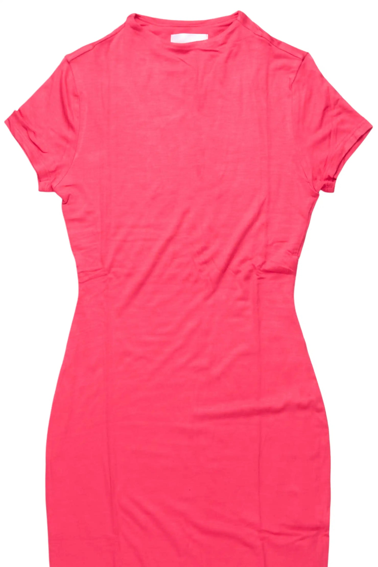 Sharaya Red Short Sleeve Midi Dress