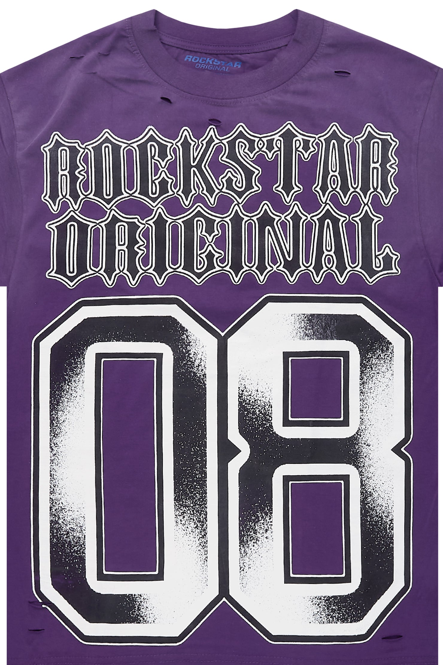 Alim Purple Oversized Graphic T-Shirt