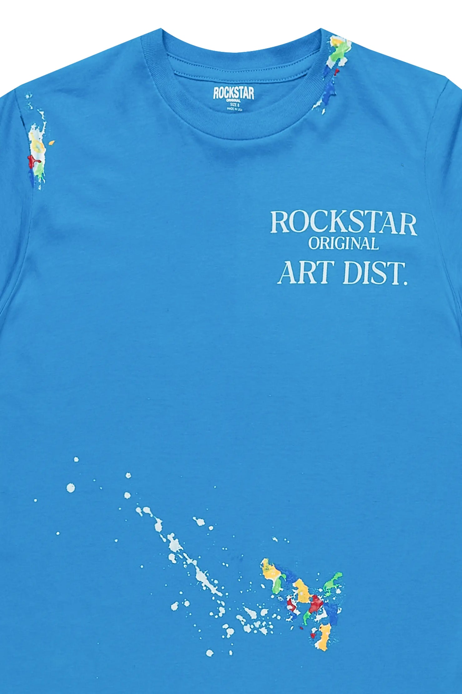 Boys Palmer Turquoise Graphic T-Shirt