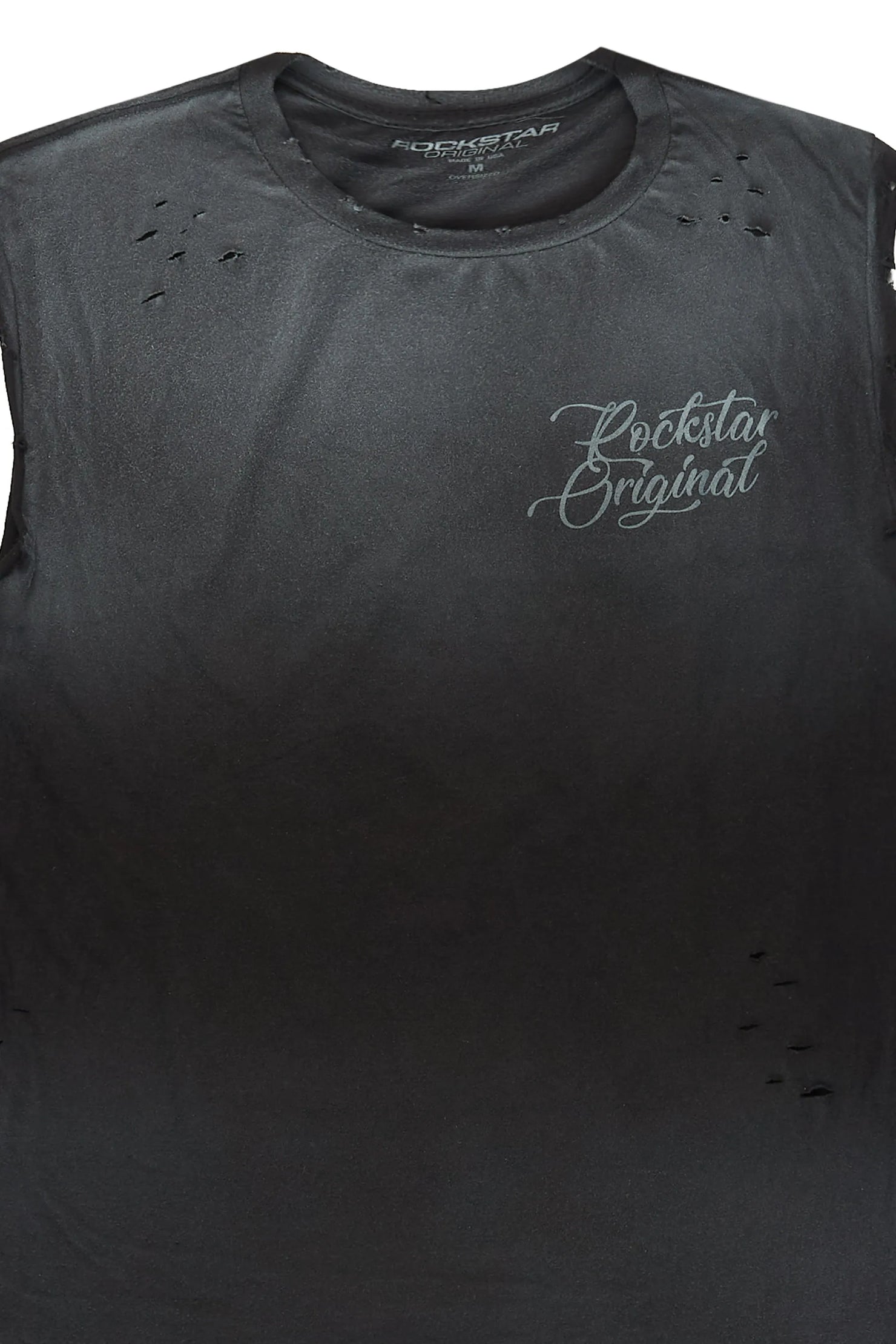 Kursi Black Cut Off T-Shirt
