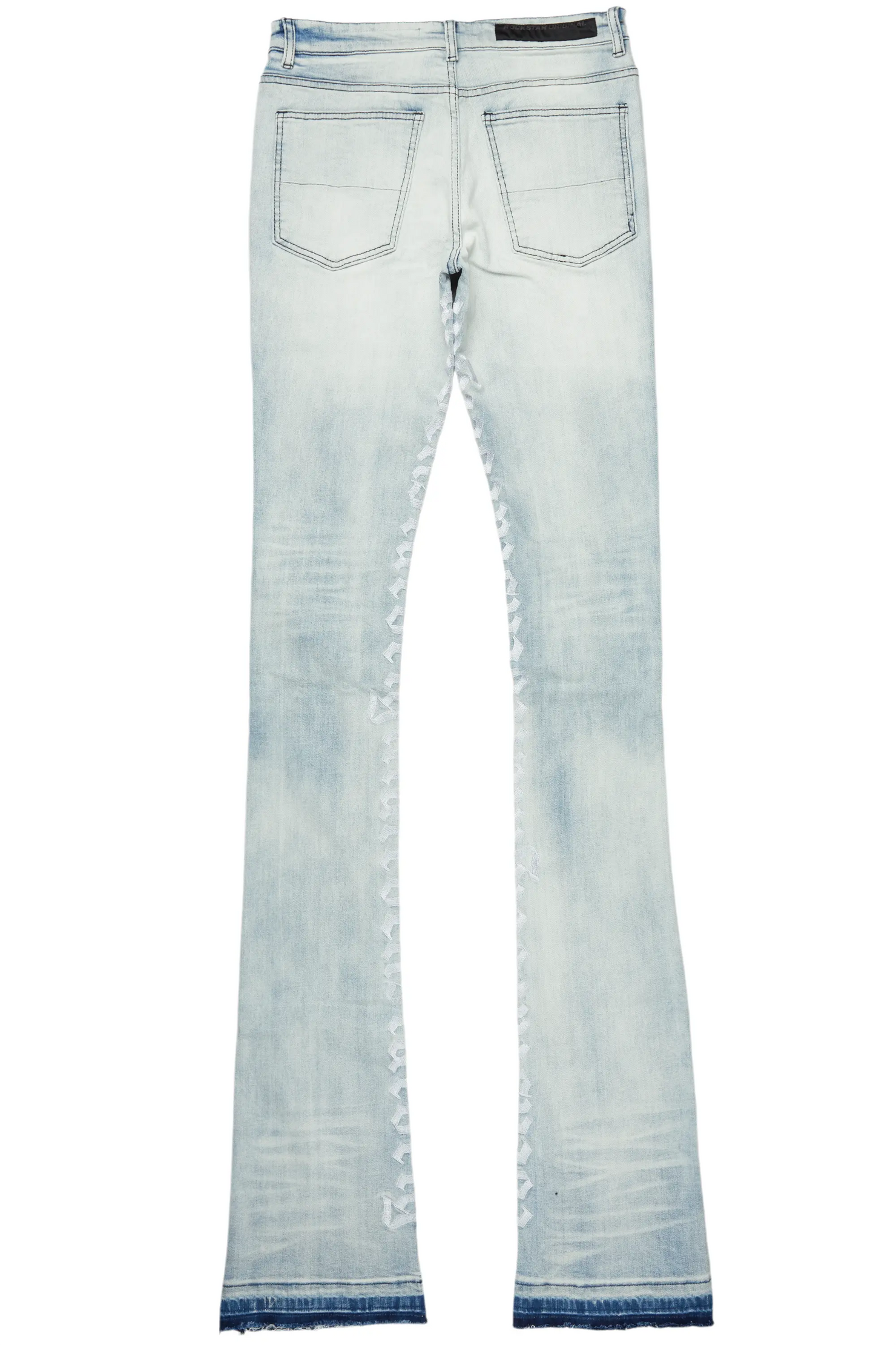 Colette Blue Wash Super Stacked Flare Jean