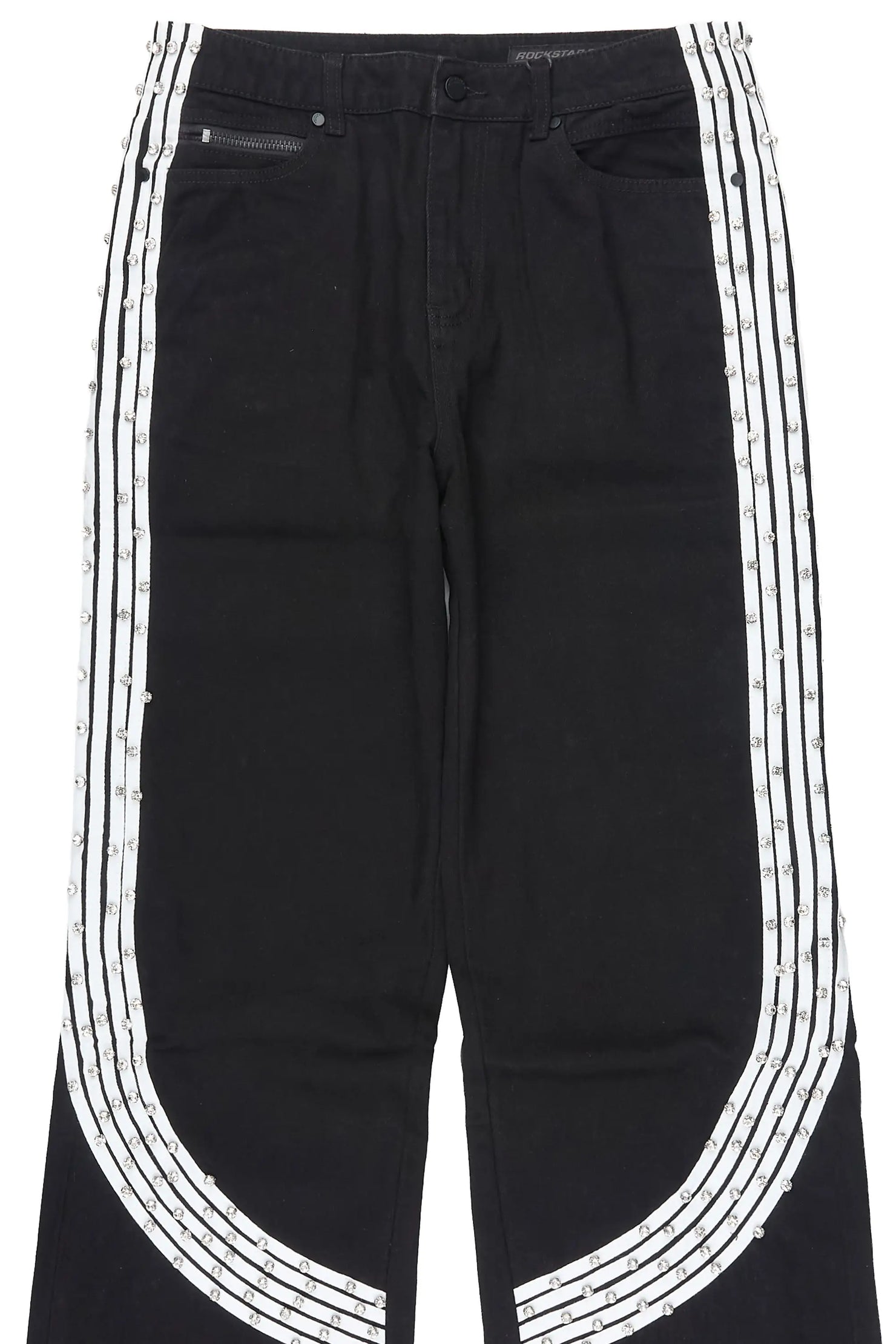 Zayven Black Baggy Fit Jean