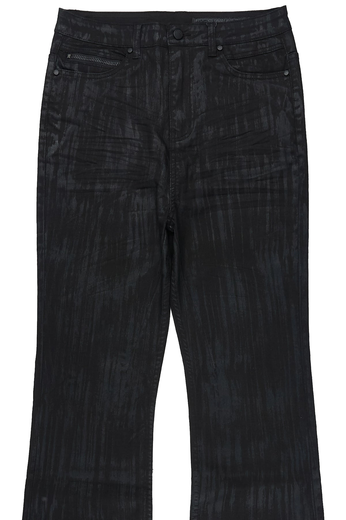Atreus Black Drop Crotch Flare Jean
