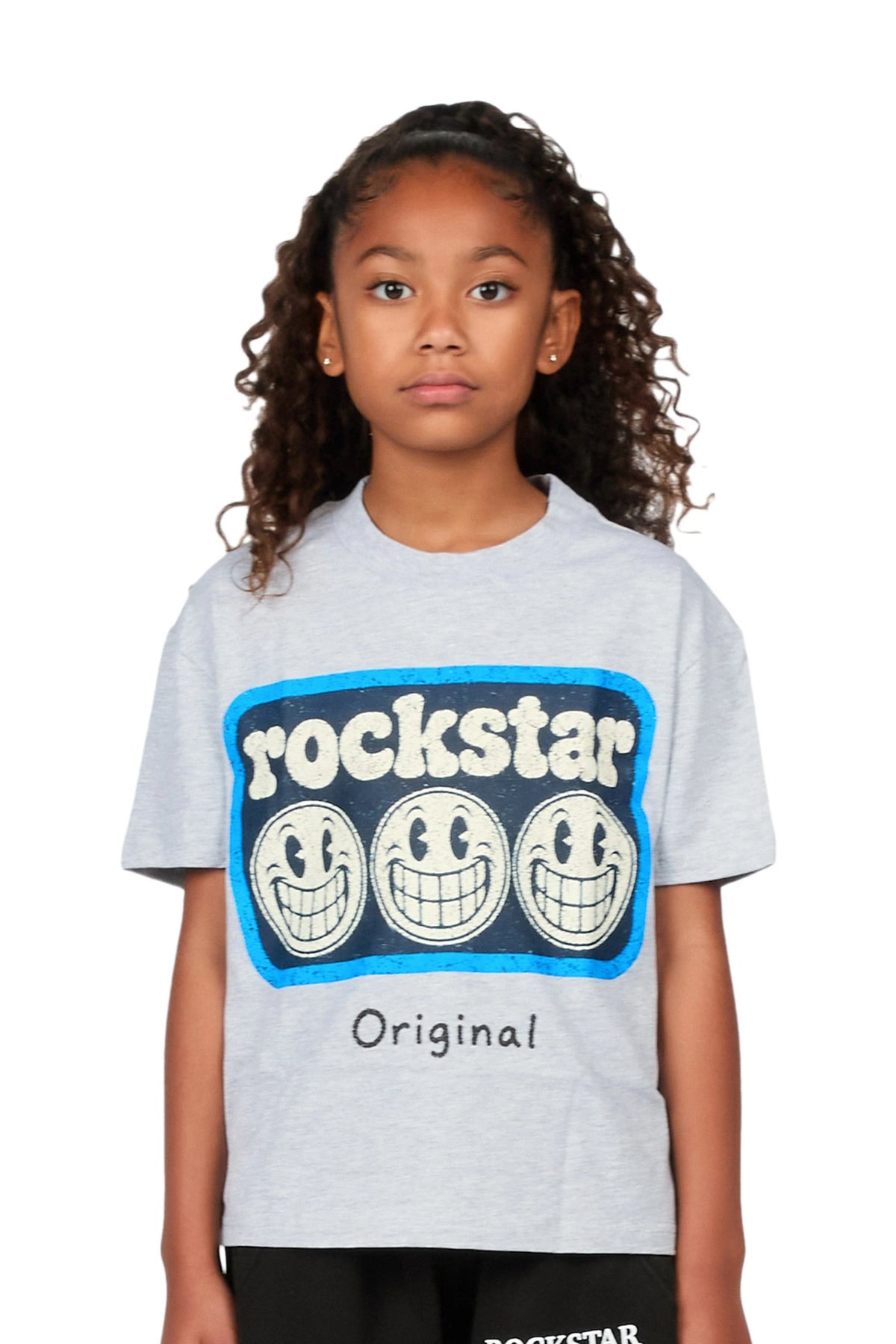 Girls Blarny Heather Grey Graphic T-Shirt