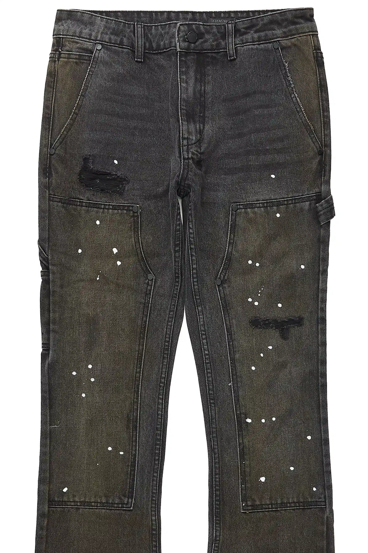 Wren Dark Grey Stacked Fit Jean