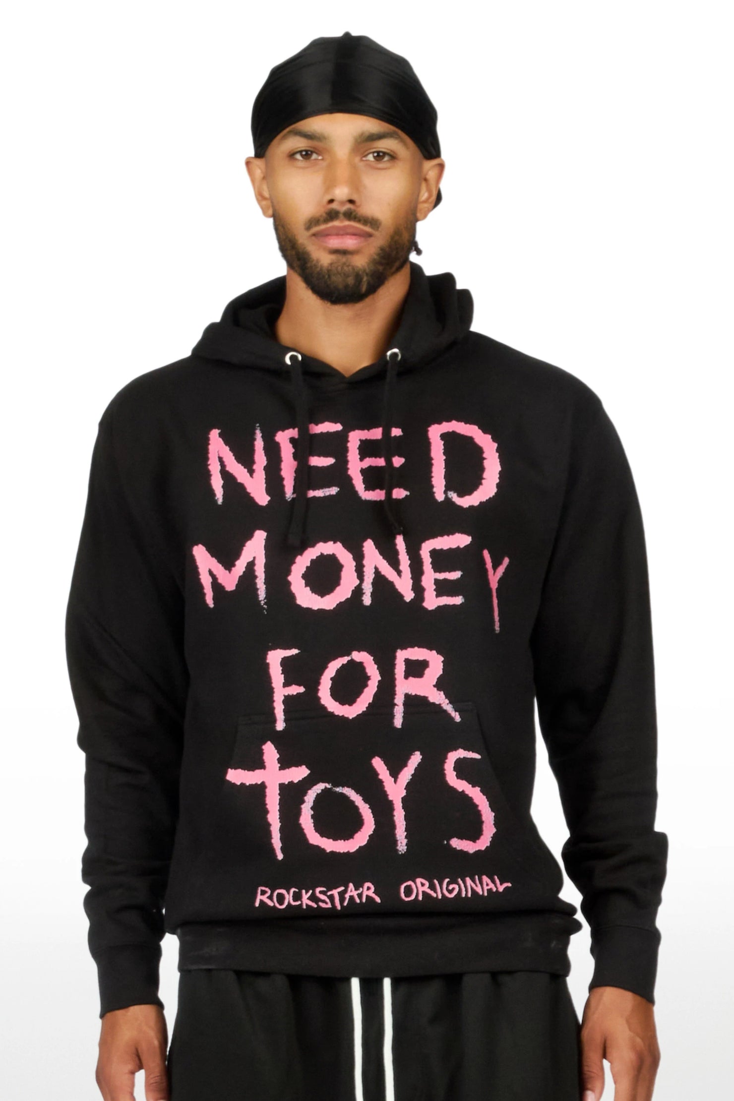 M4 Toys Black/Pink Graphic Hoodie