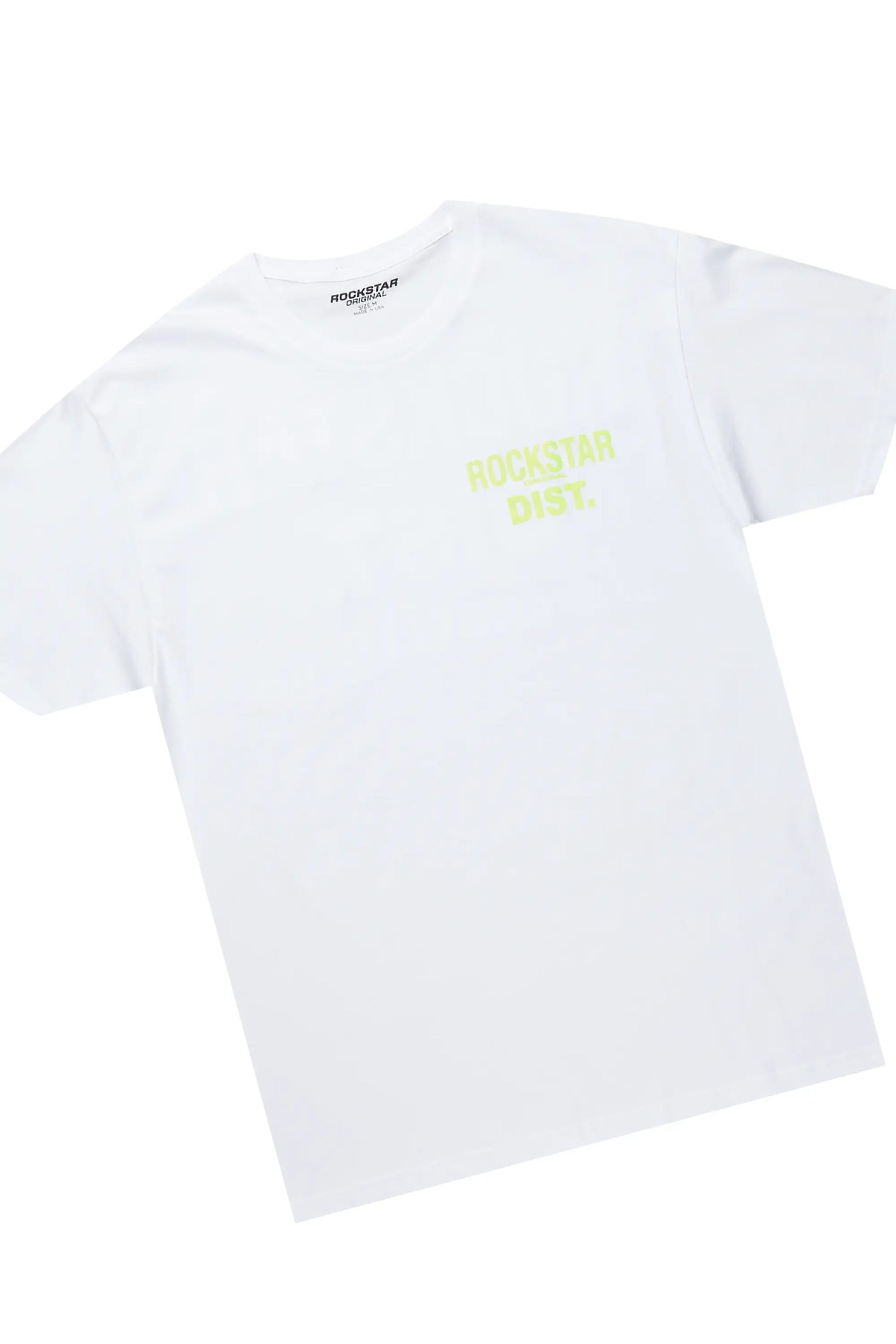 Butch White/Green T-Shirt/Denim Short Set