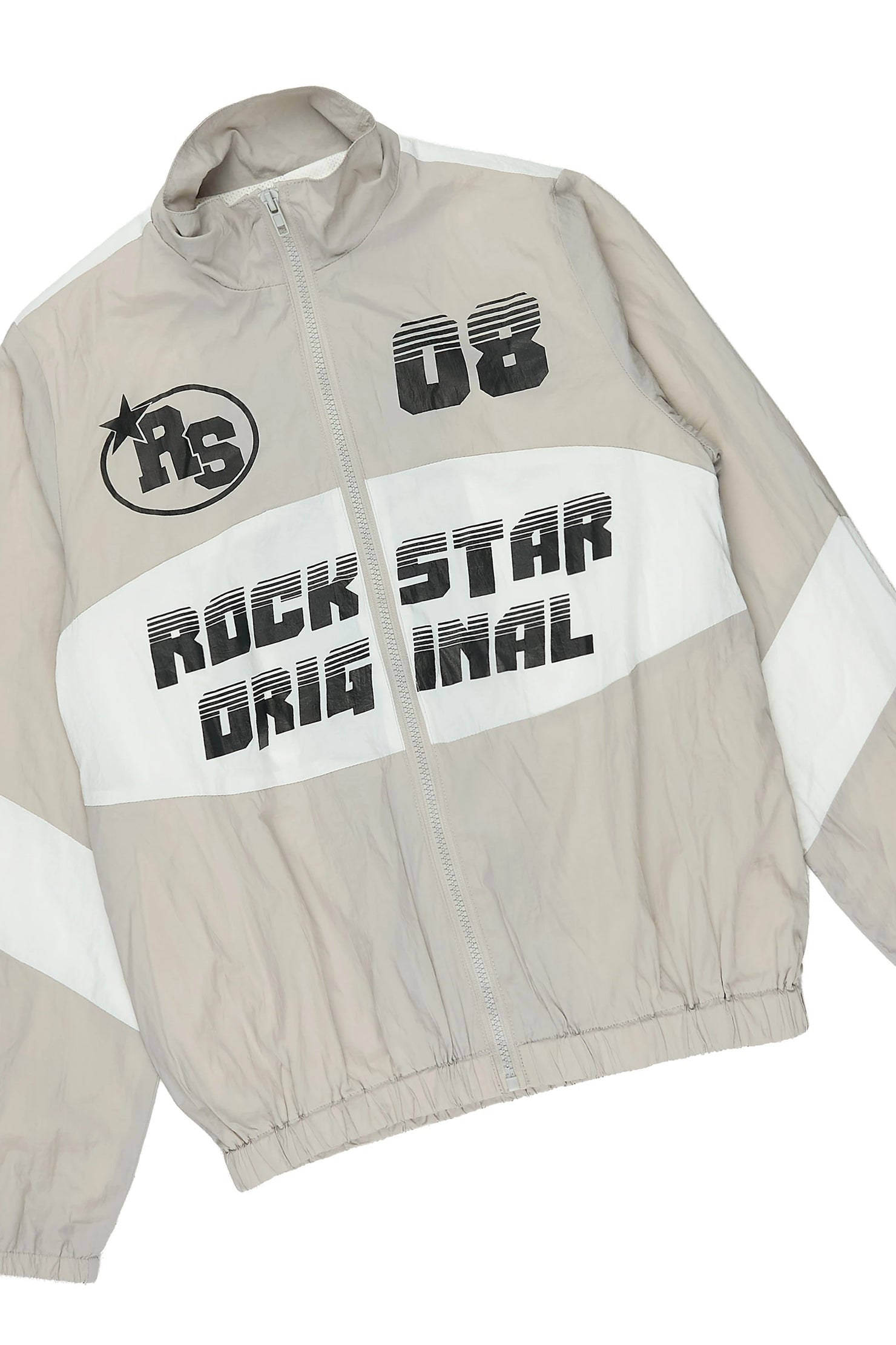 Boys Wayra Grey Windbreaker Jacket Track Set