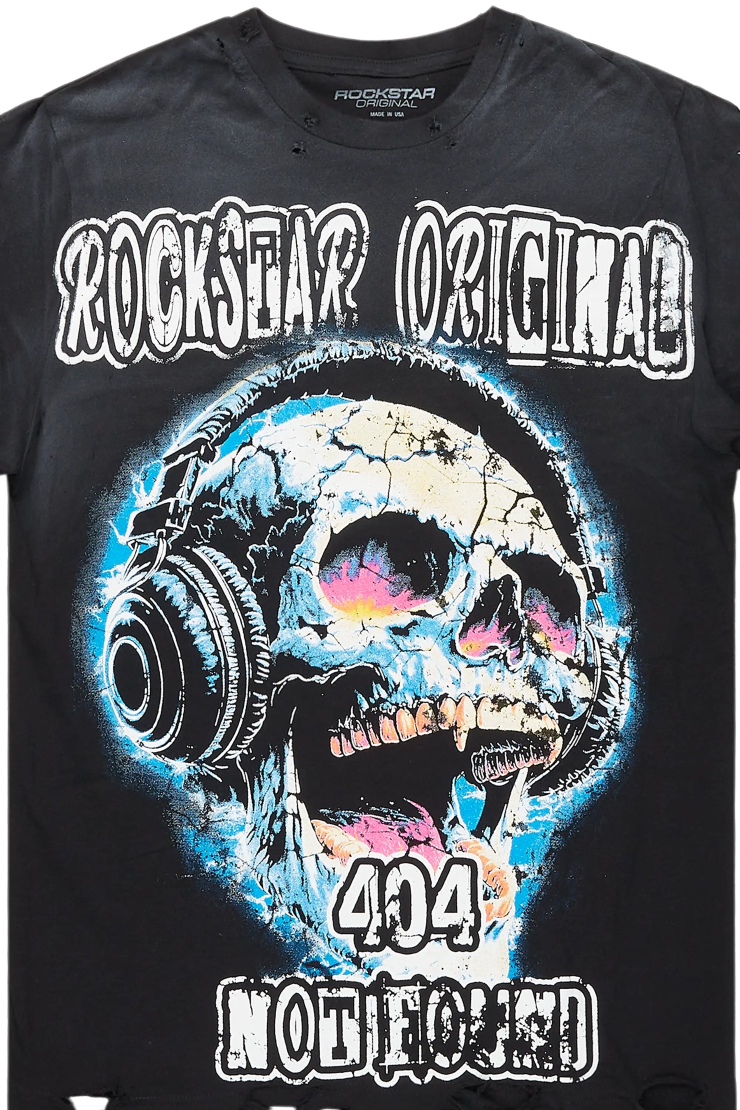Meagan Black Graphic Short Sleeve Tee