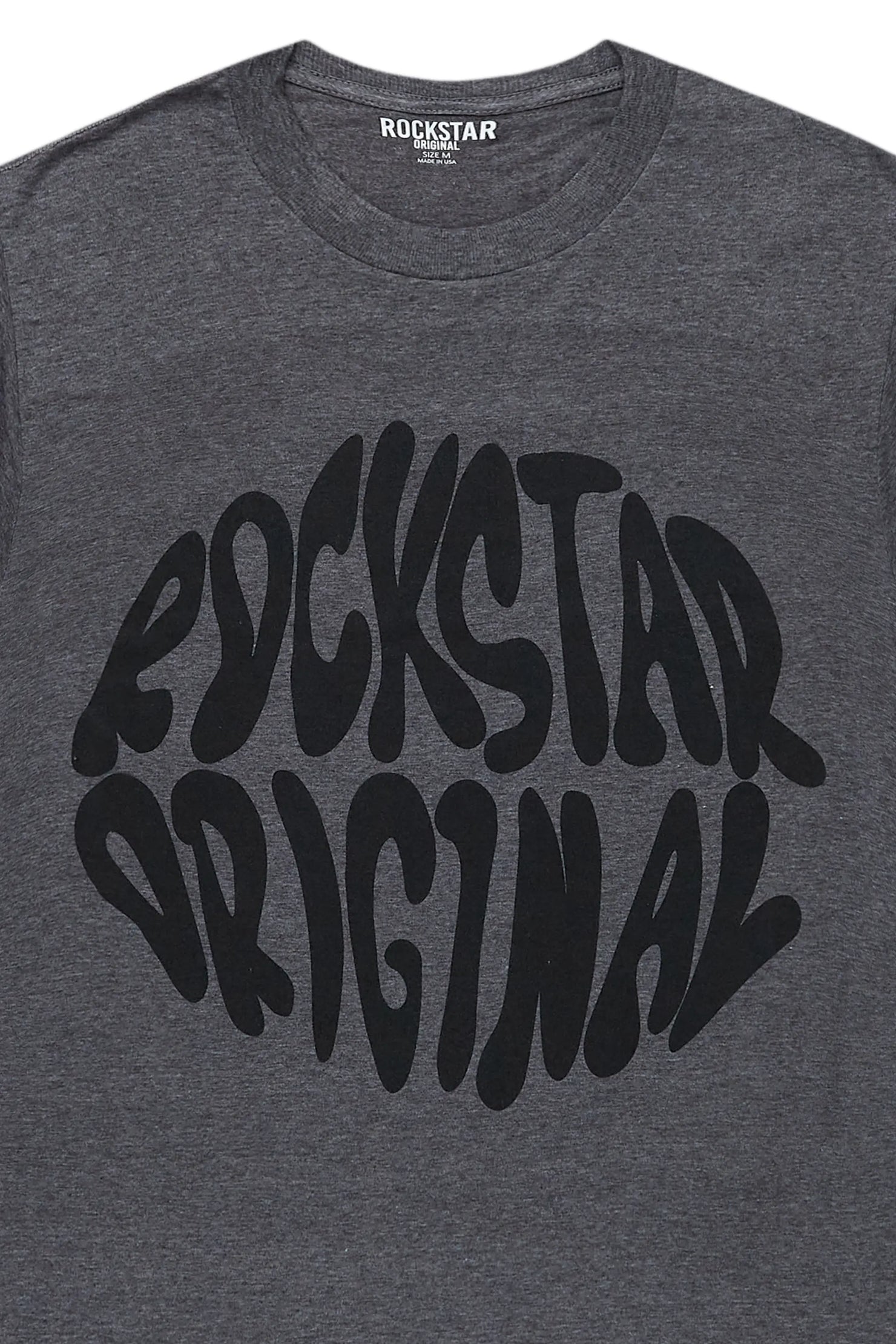 Thierry Heather Charcoal Graphic T-Shirt