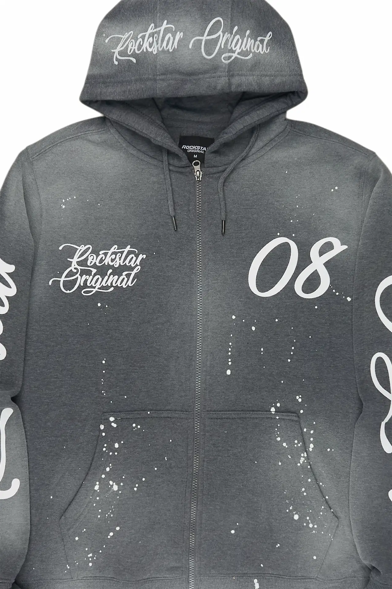Nakesha 2.0 Vintage Grey Zip Up Hoodie