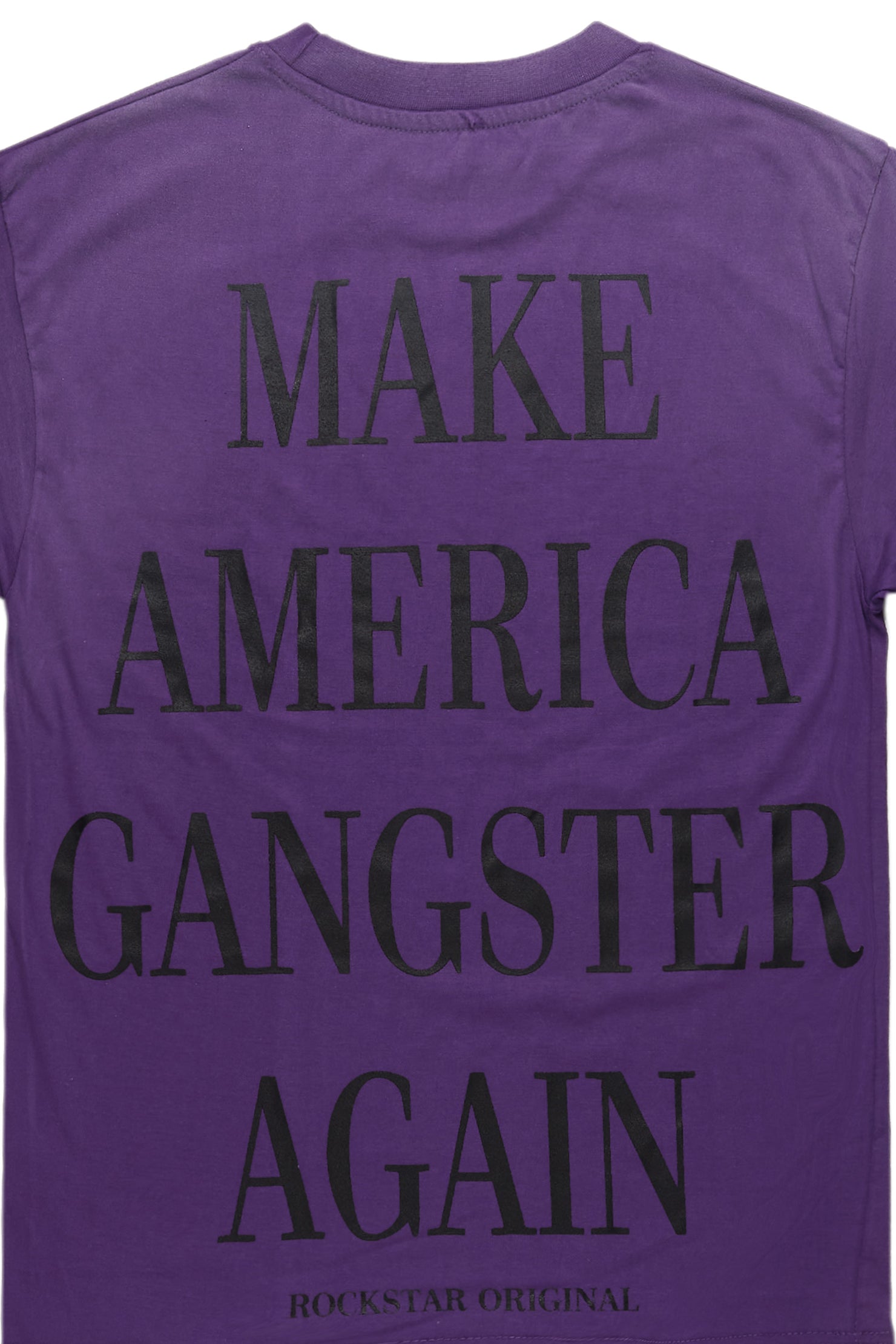 Drako Purple Oversized Graphic T-Shirt