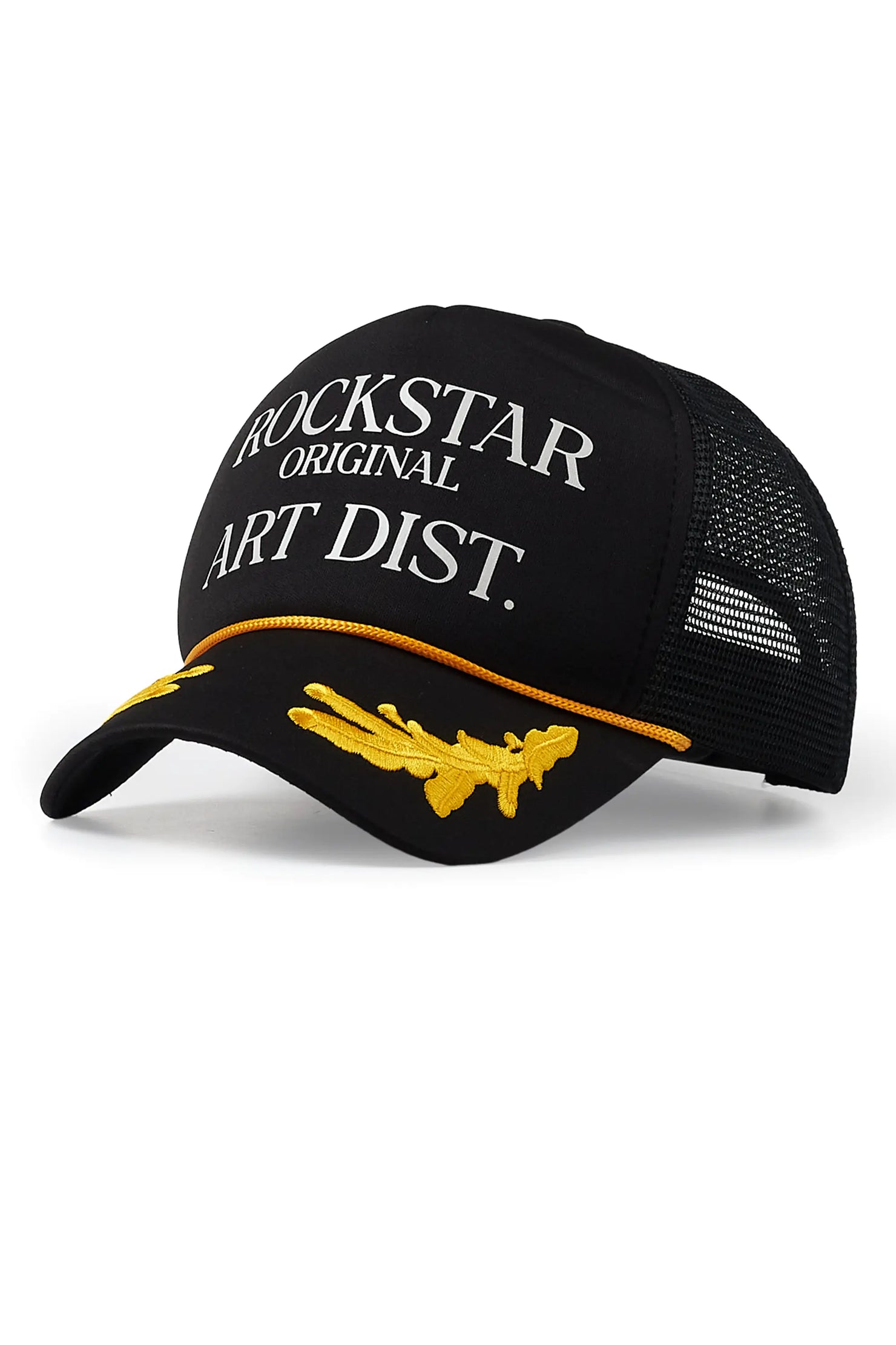 Olandria Black Trucker Hat