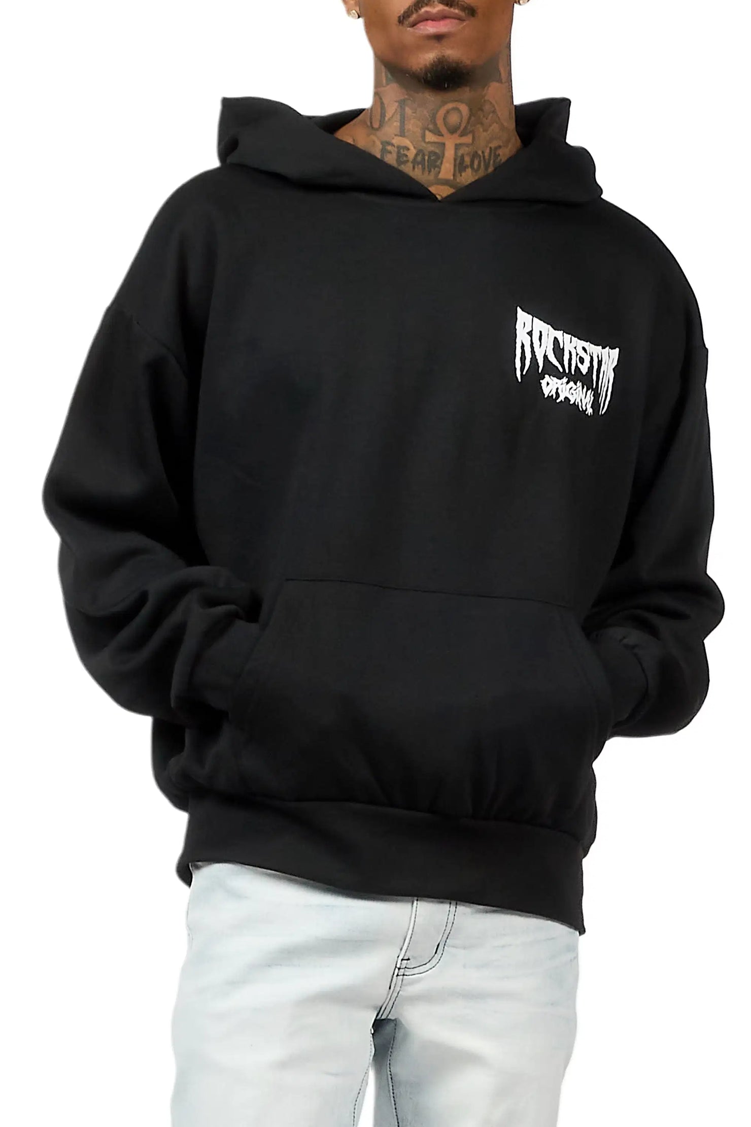 Twinkle Black/White Graphic Hoodie