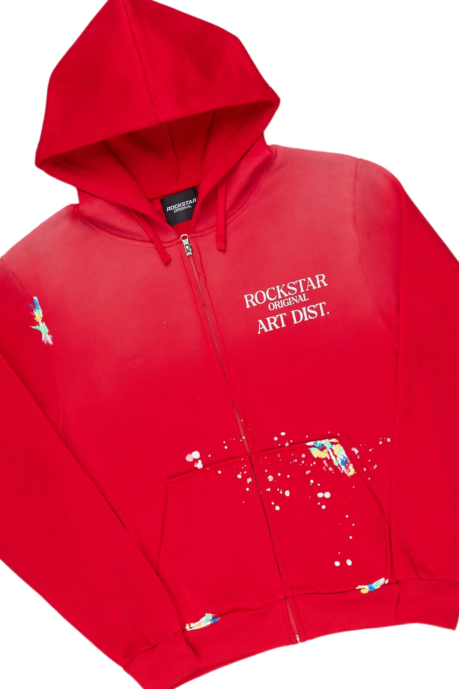 Tanazia Red Zip Up Super Stacked Trackset