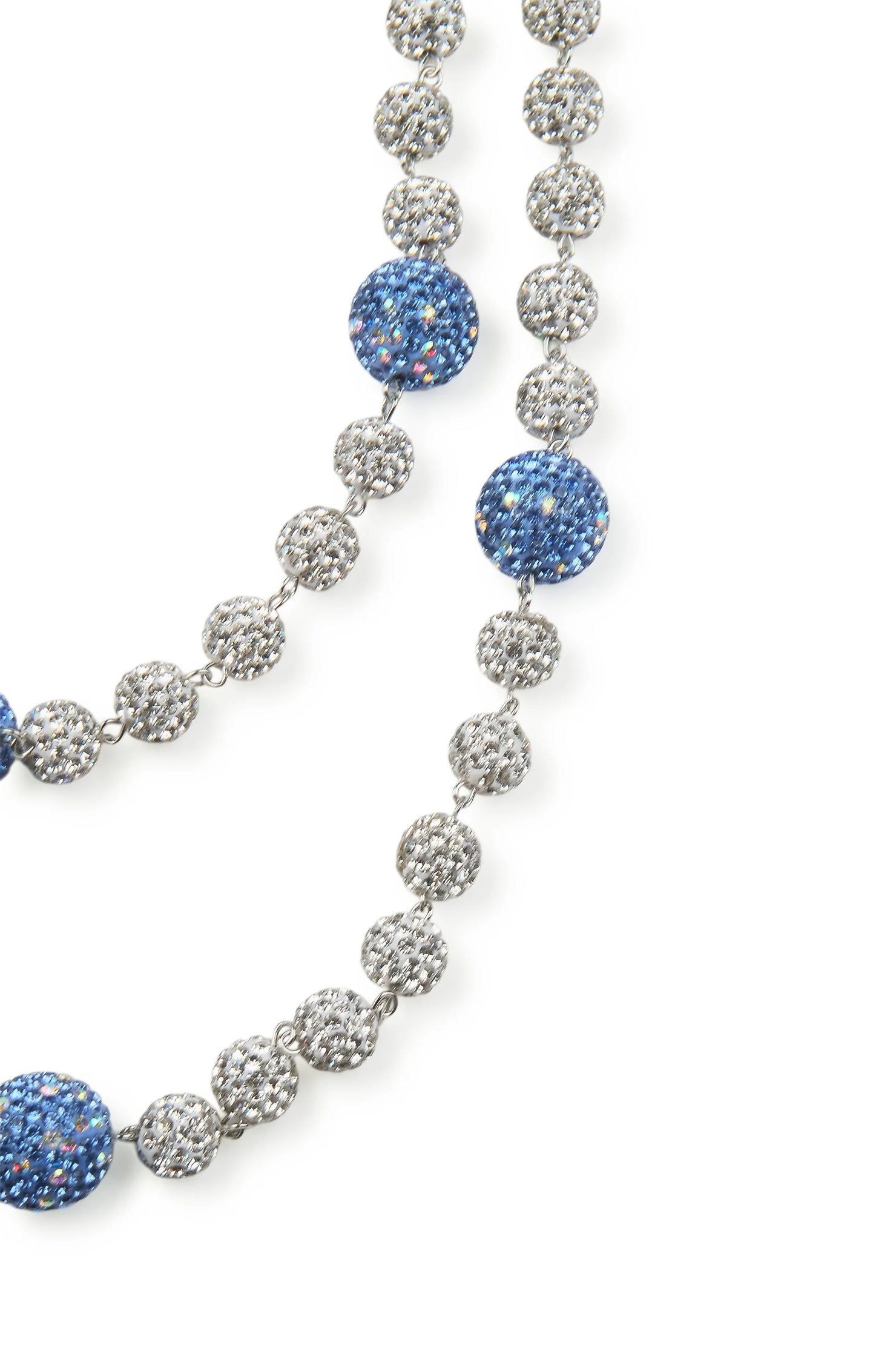 Baller White/Blue Wallet Chain
