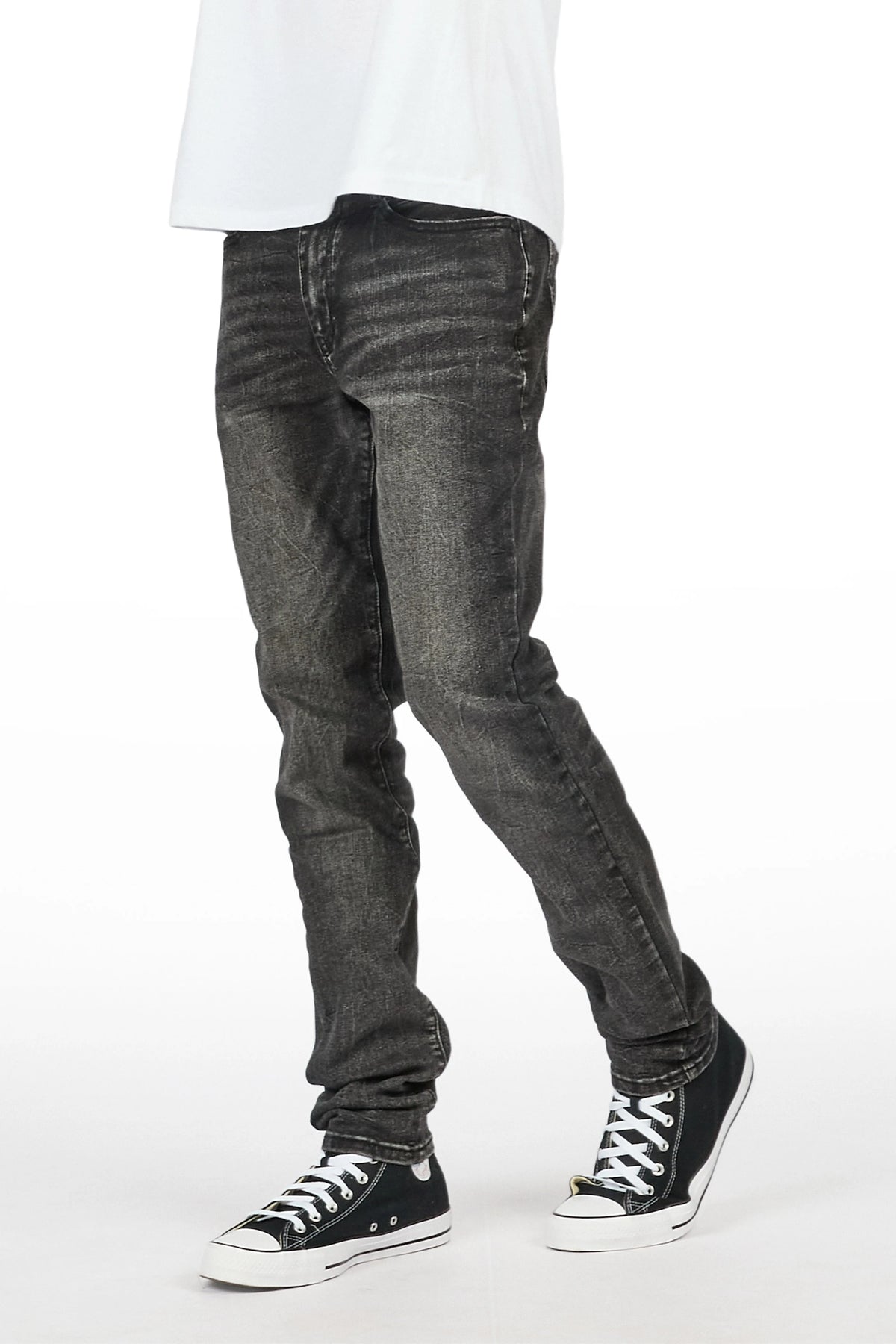 Oloko Dark Grey Slim Fit Jean