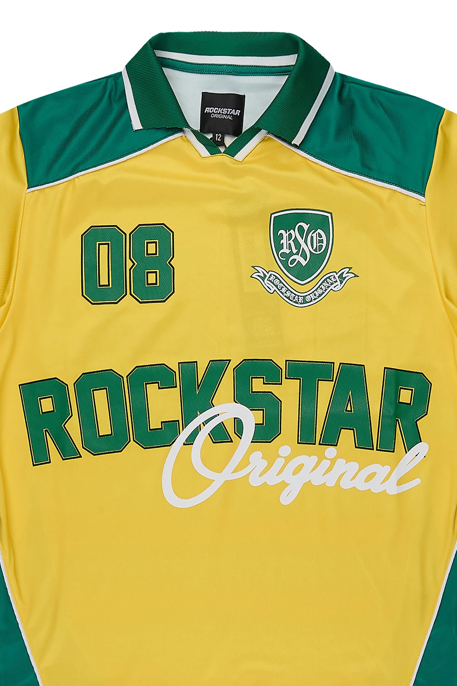 Boys Roche Yellow/Green Graphic Jersey