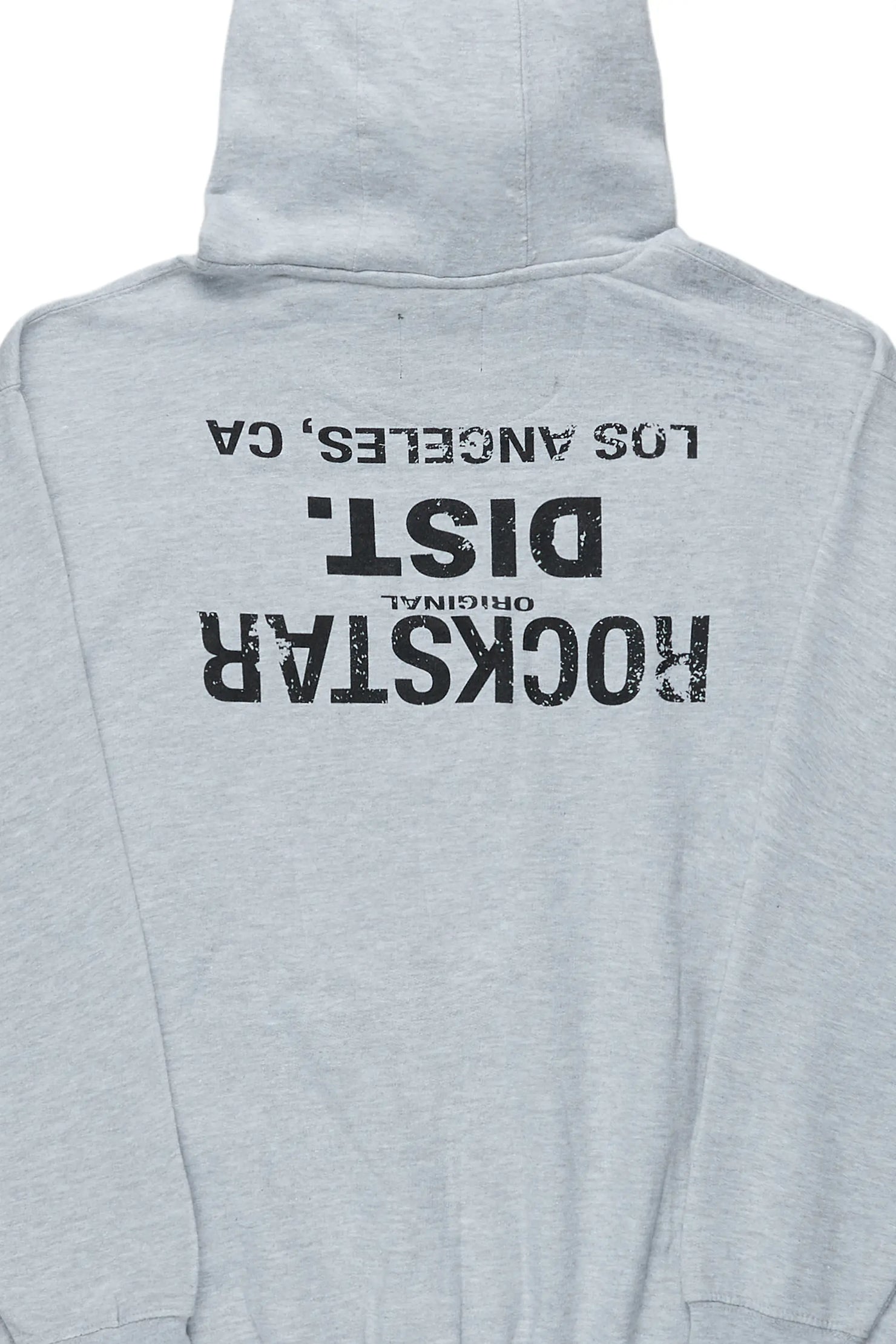 Martson Heather Grey Graphic Hoodie