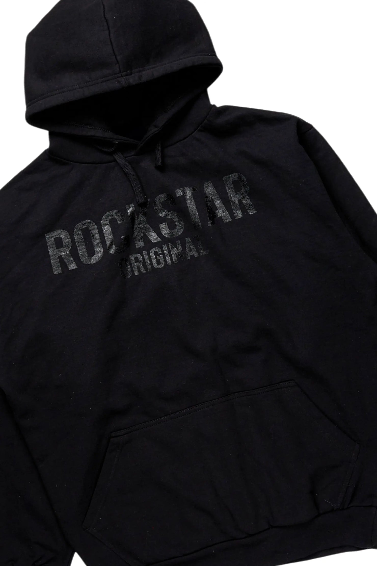 Sana Black Hoodie/Stacked Flare Jean Bundle