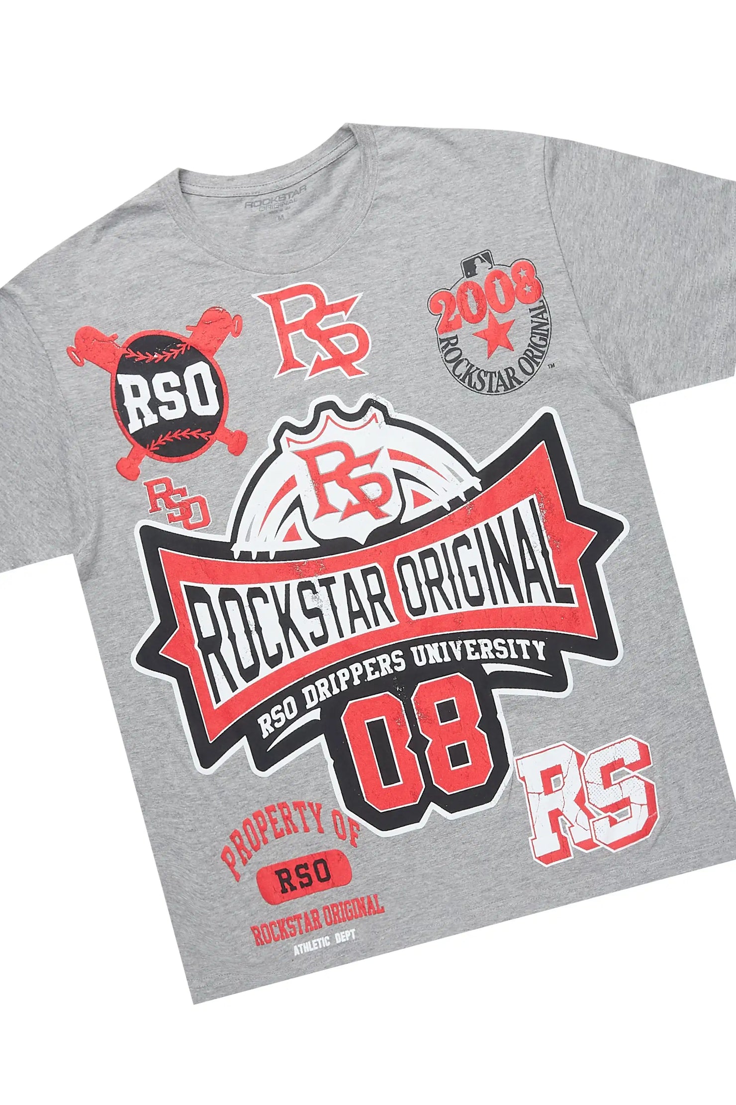 Mavrix Heather Grey T-Shirt/Relaxed Track Set