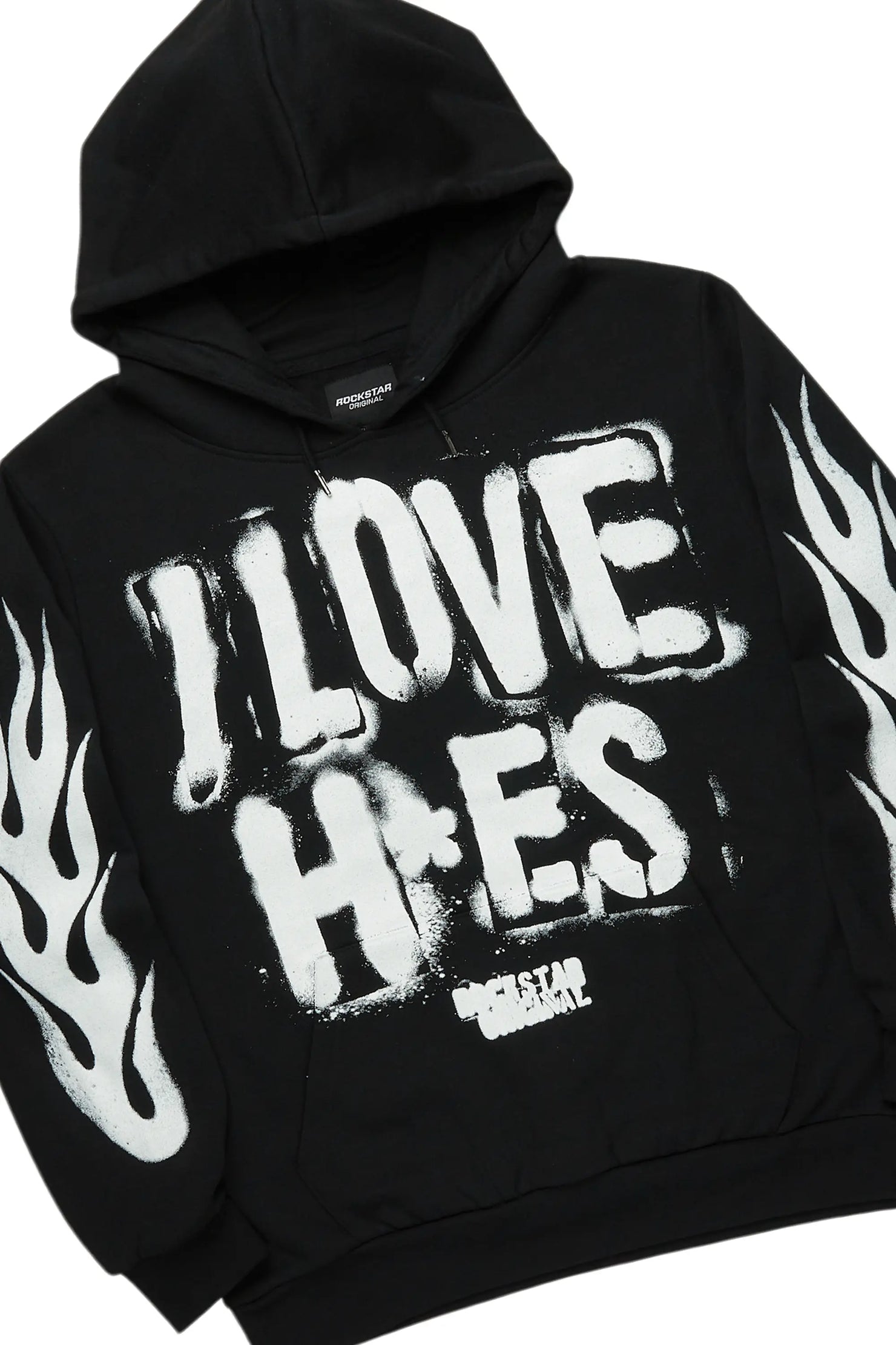 Banyan Black/White Hoodie/Baggy Fit Pant Set