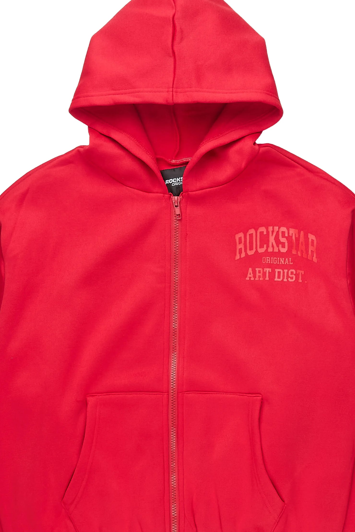 Boys Nelly 2.0 Red/Red Zip Up Hoodie
