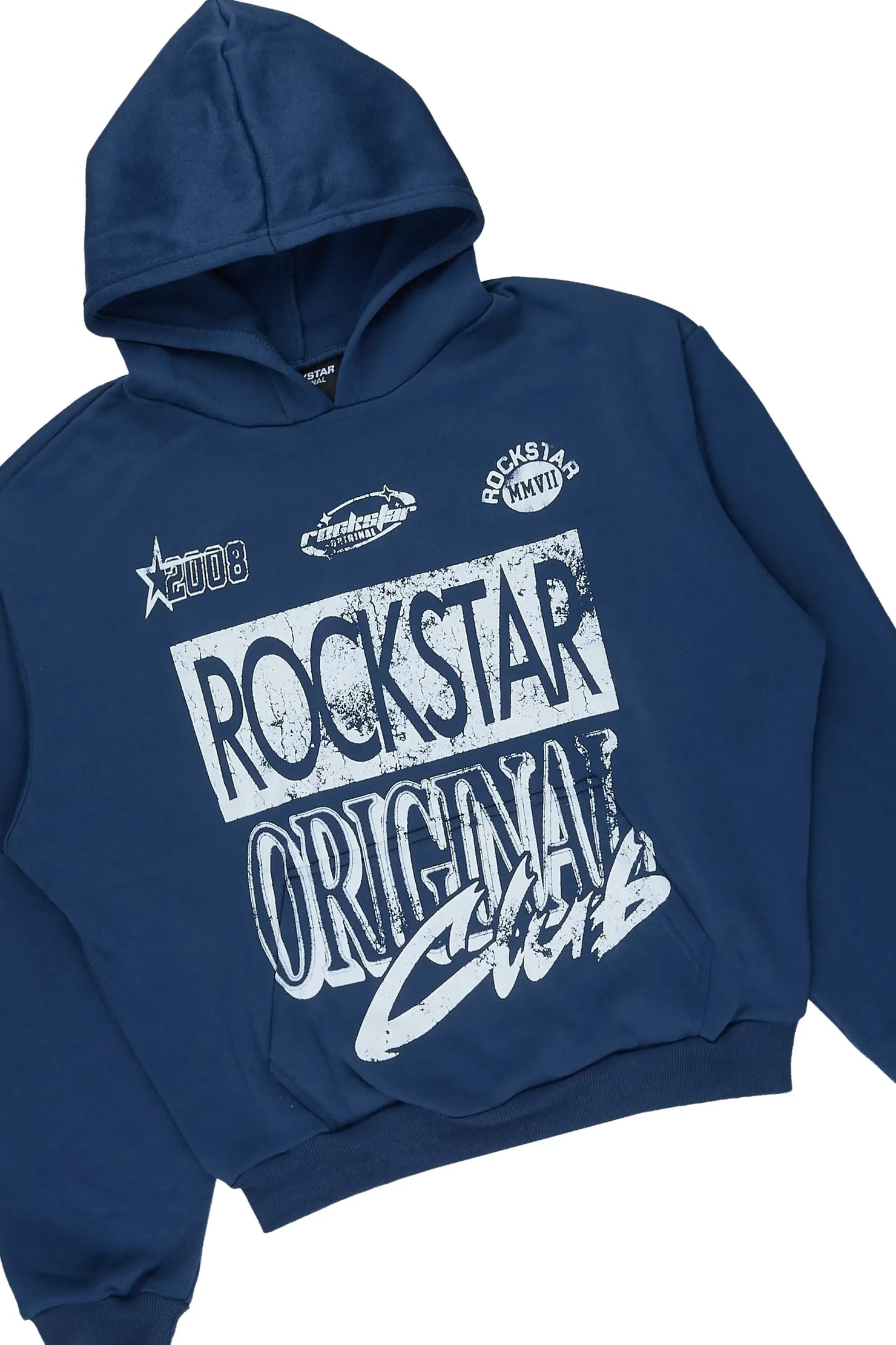 Boys Rylok Navy Hoodie Short Set